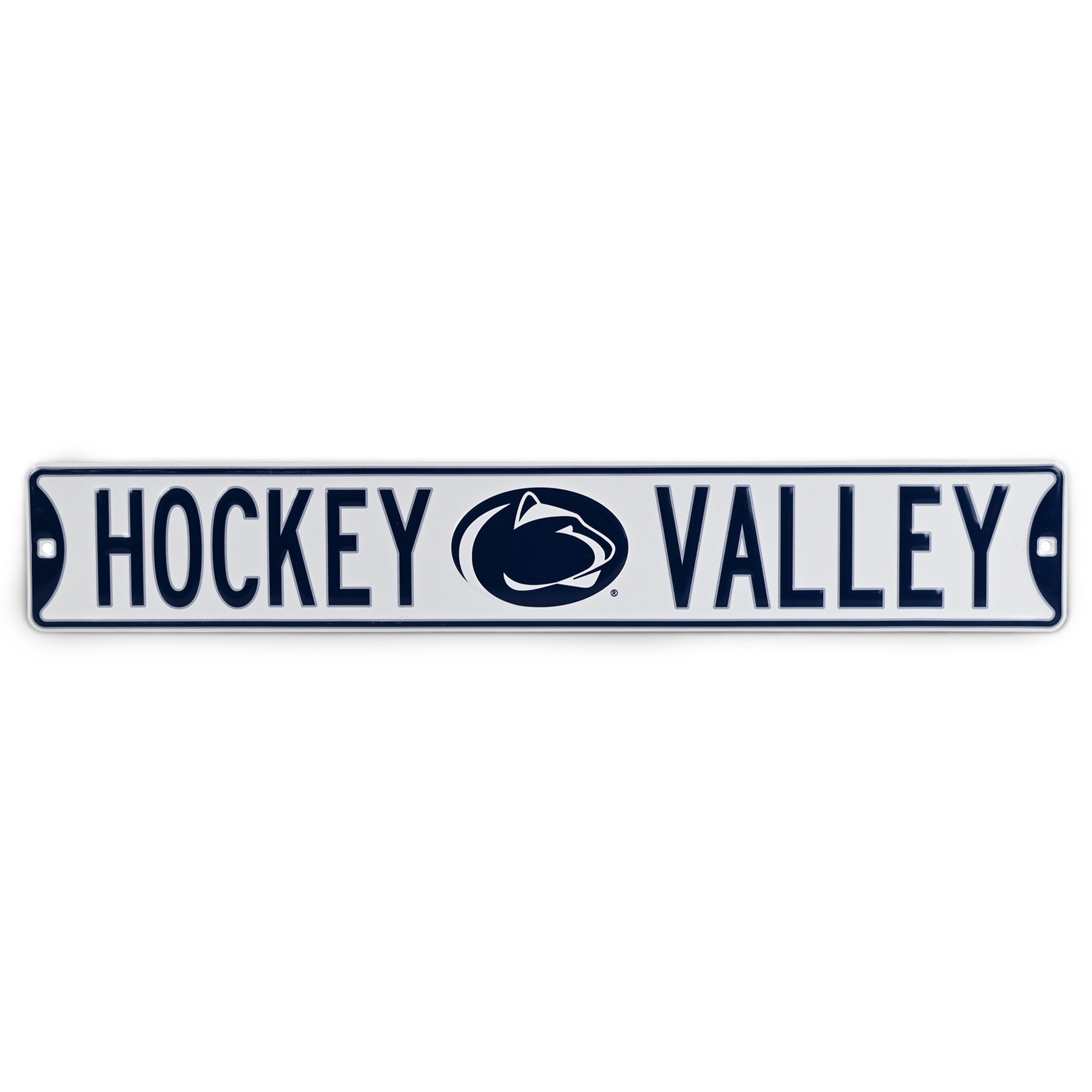 Penn State Nittany Lions - HOCKEY VALLEY - Logo - Embossed Steel Street Sign