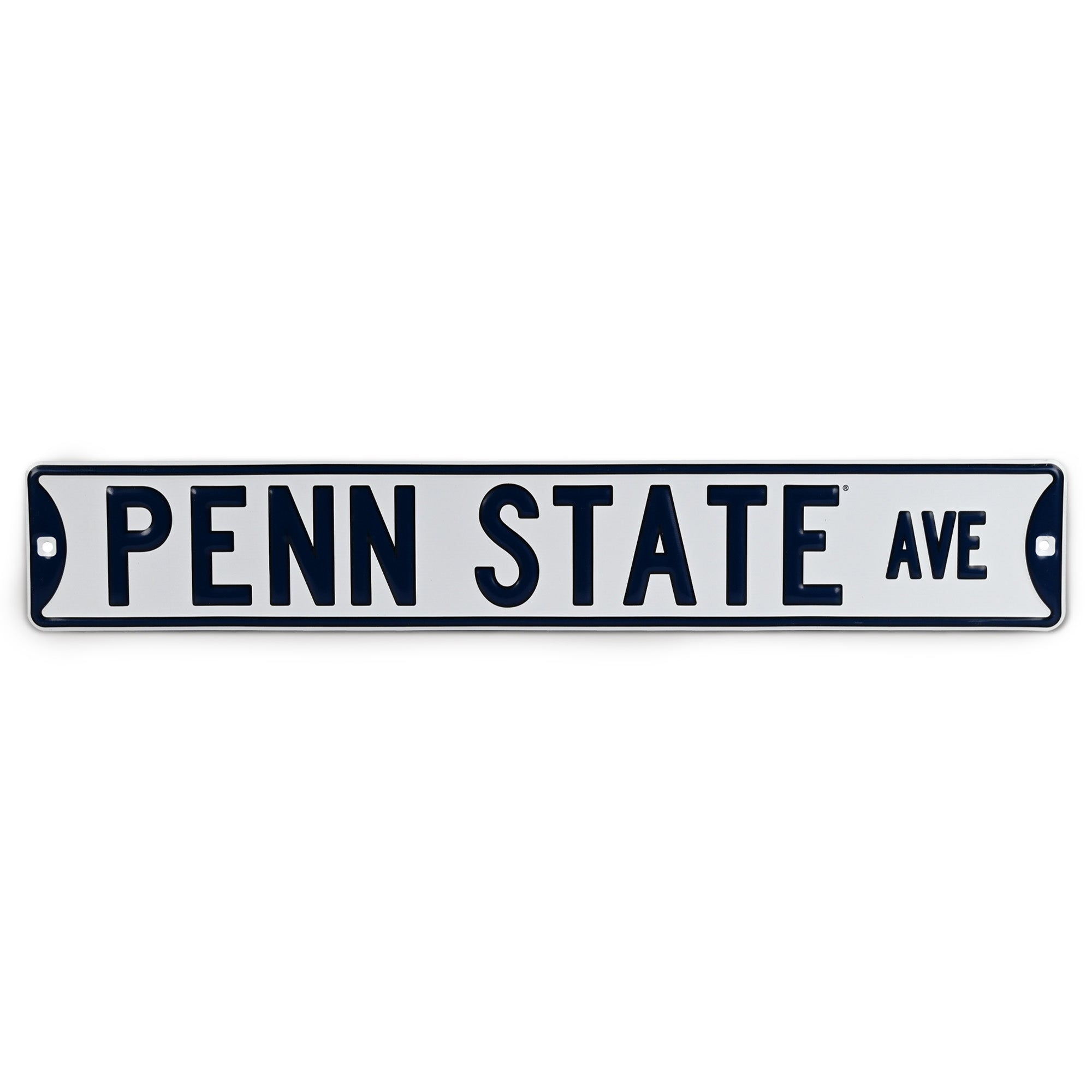 Penn State Nittany Lions - PENN STATE AVE - Embossed Steel Street Sign