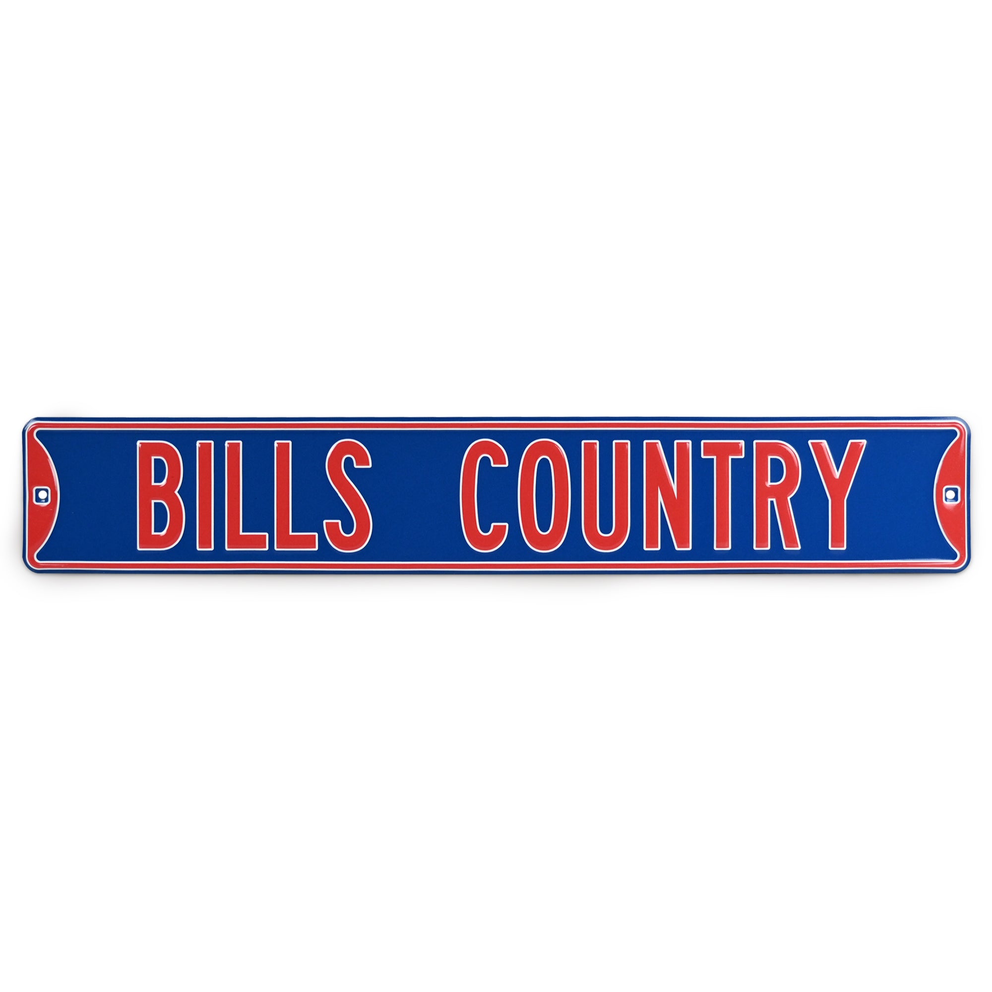 Buffalo Bills - BILLS COUNTRY - Embossed Steel Street Sign
