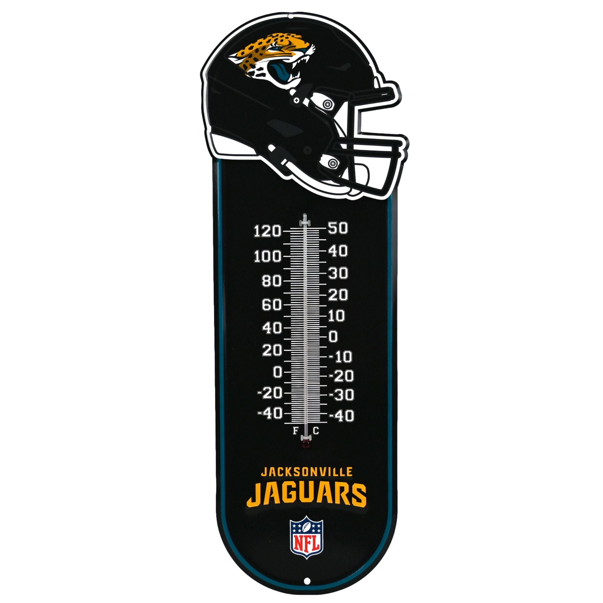 Jacksonville Jaguars - Embossed Steel Thermometer