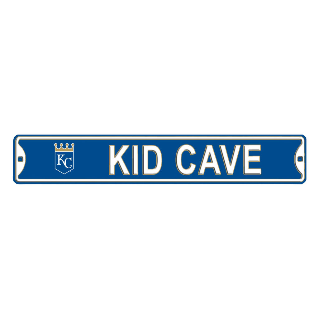 Kansas City Royals - KID CAVE -Steel Embossed MLB Mini Street Sign
