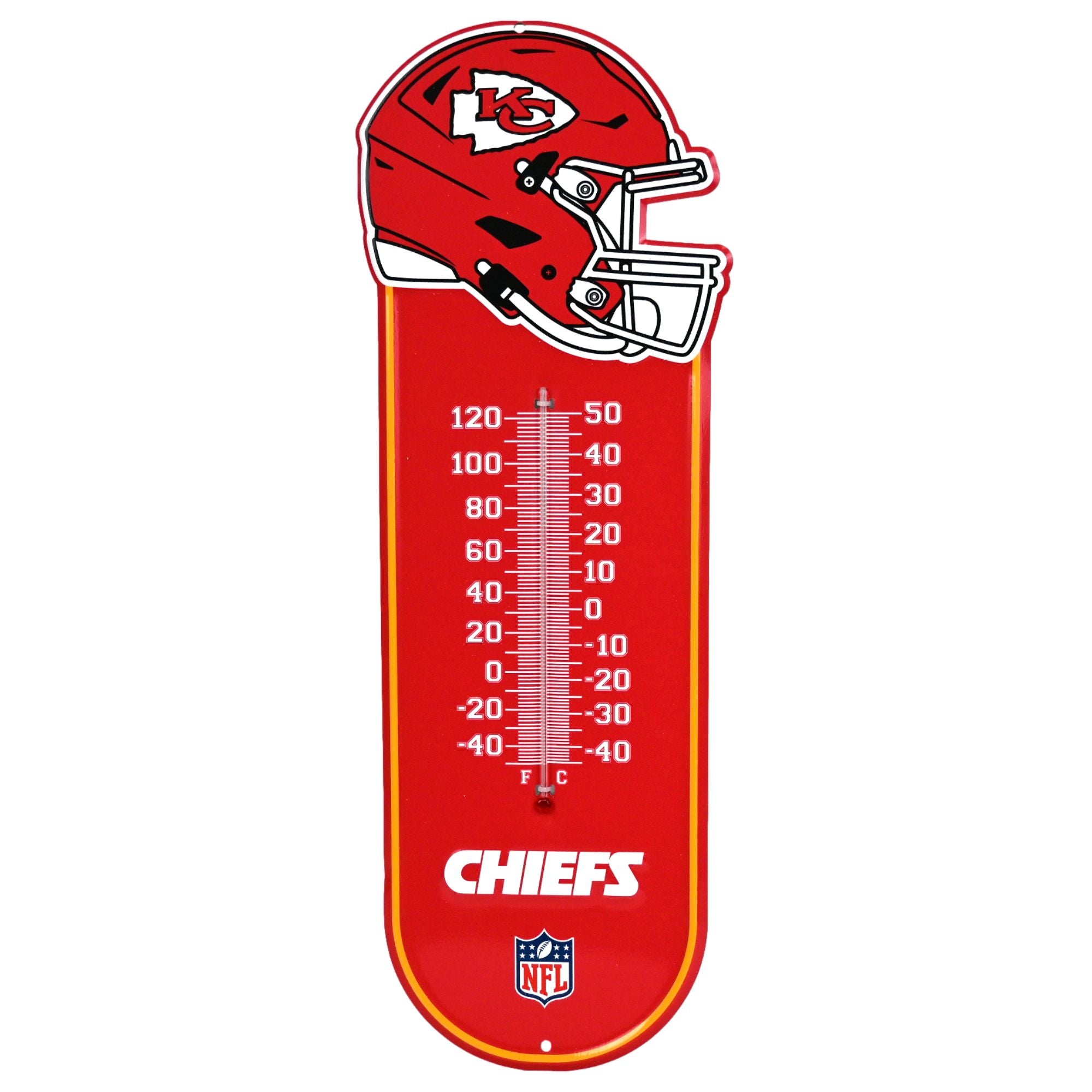 Kansas City Chiefs - Embossed Steel Thermometer