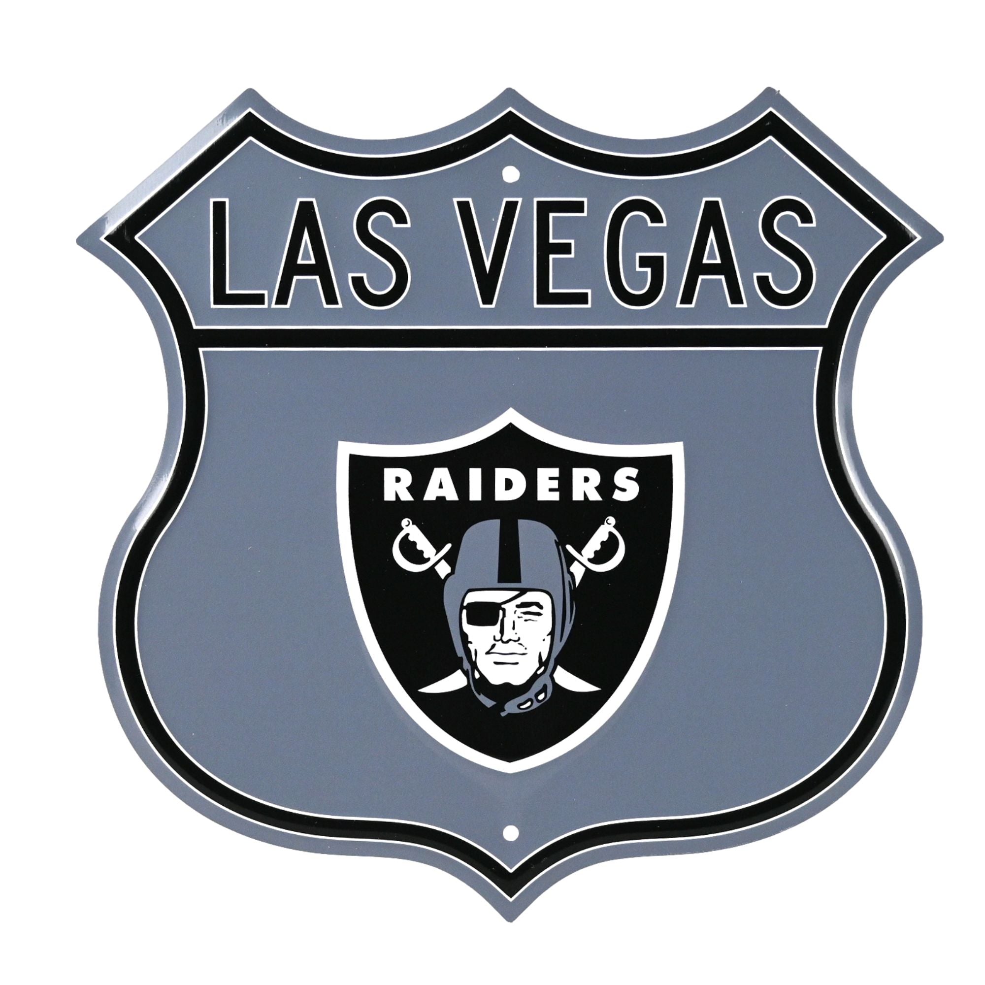 Las Vegas Raiders Embossed Steel Route Sign