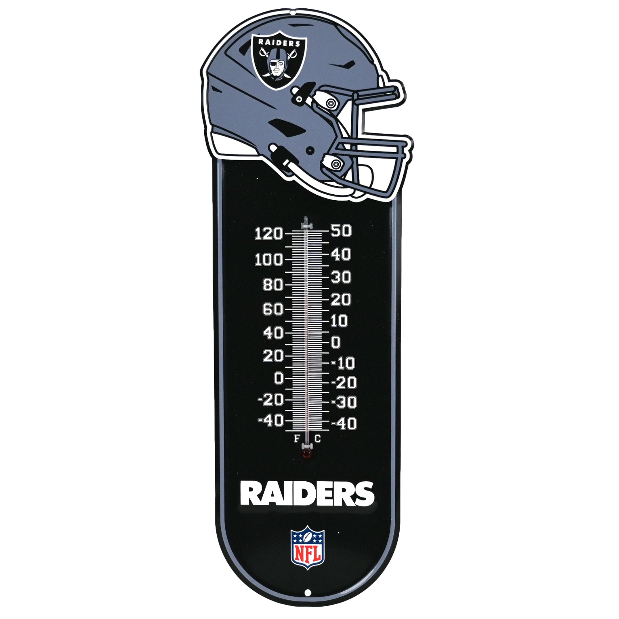 Las Vegas Raiders - Embossed Steel Thermometer