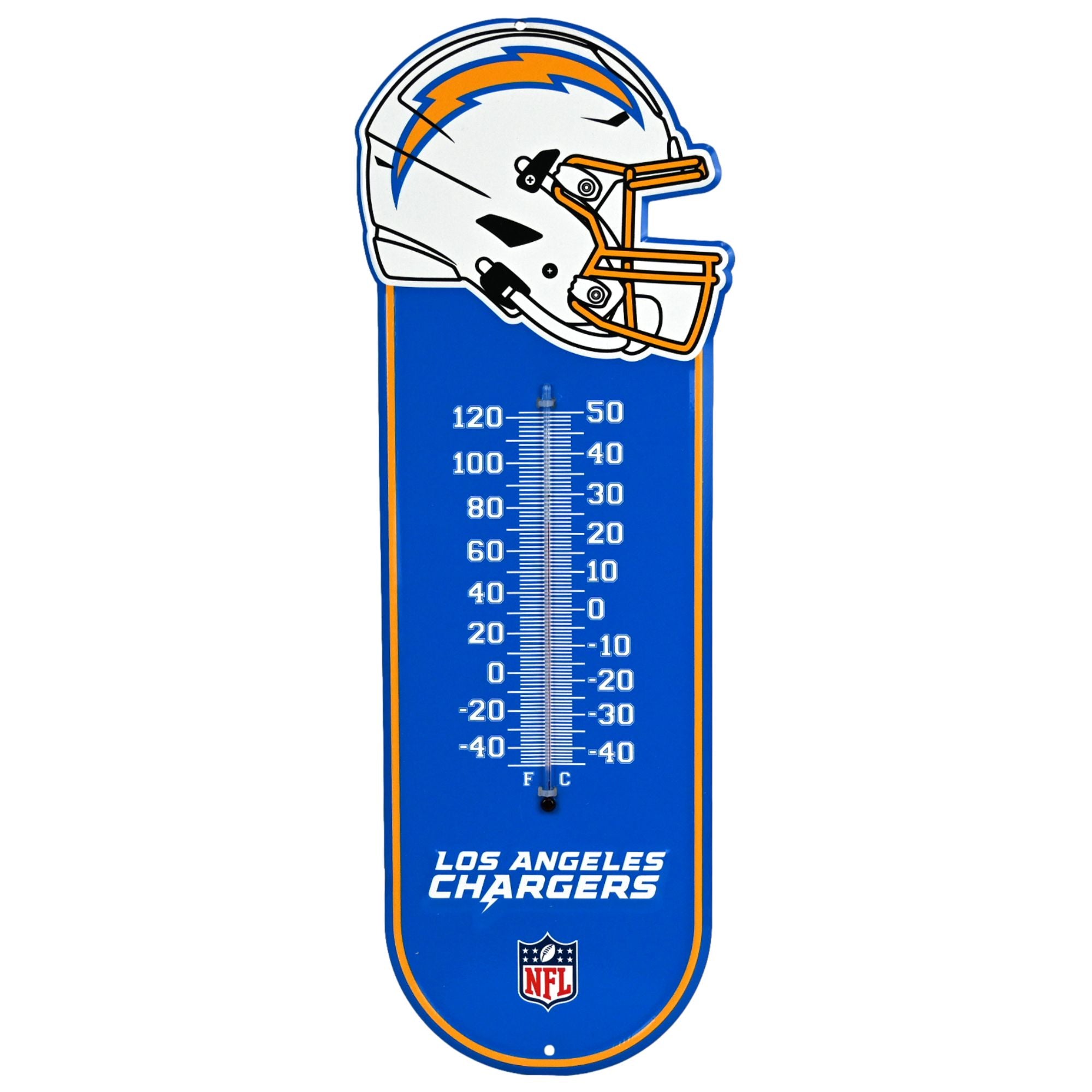 Los Angeles Chargers - Embossed Steel Thermometer