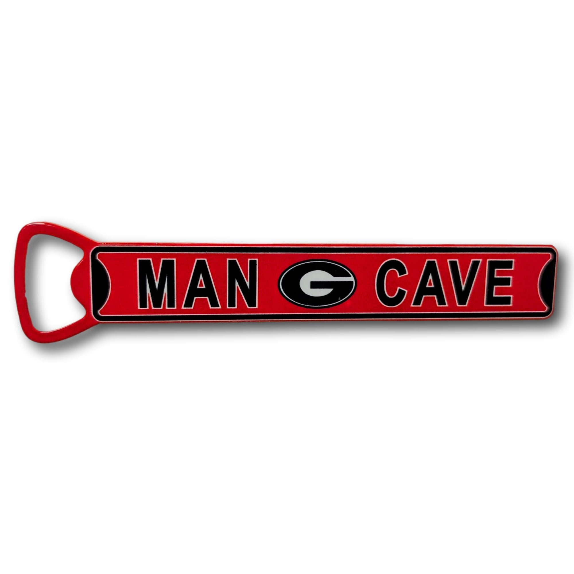 Georgia Bulldogs Man Cave - Steel Bottle Opener