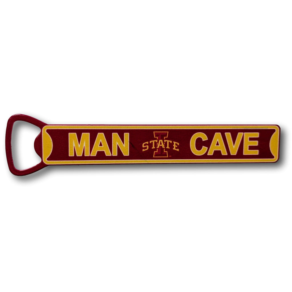 Iowa State Man Cave - Steel Bottle Opener