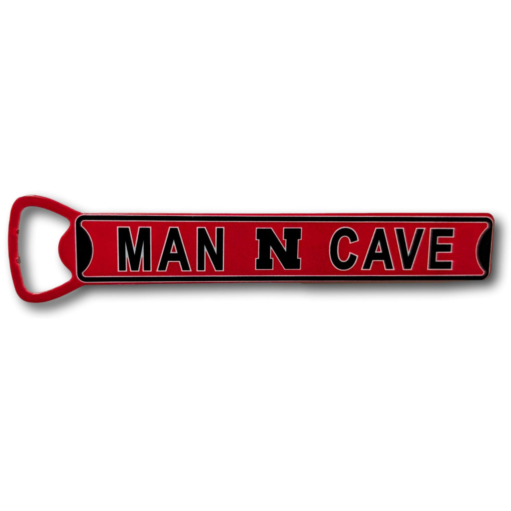 Nebraska Man Cave - Steel Bottle Opener