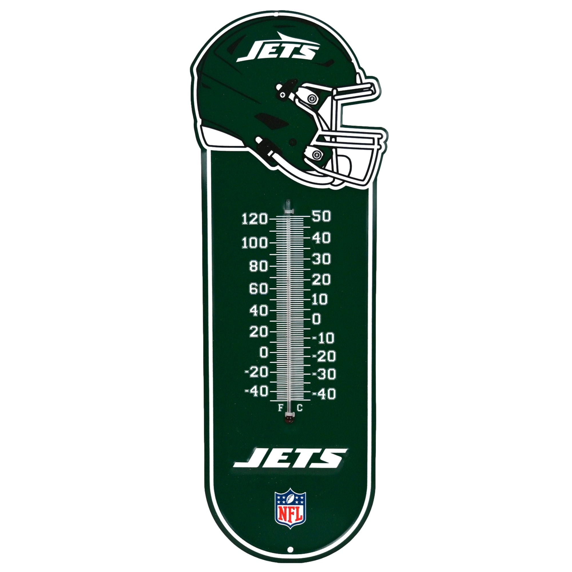 New York Jets - Embossed Steel Thermometer