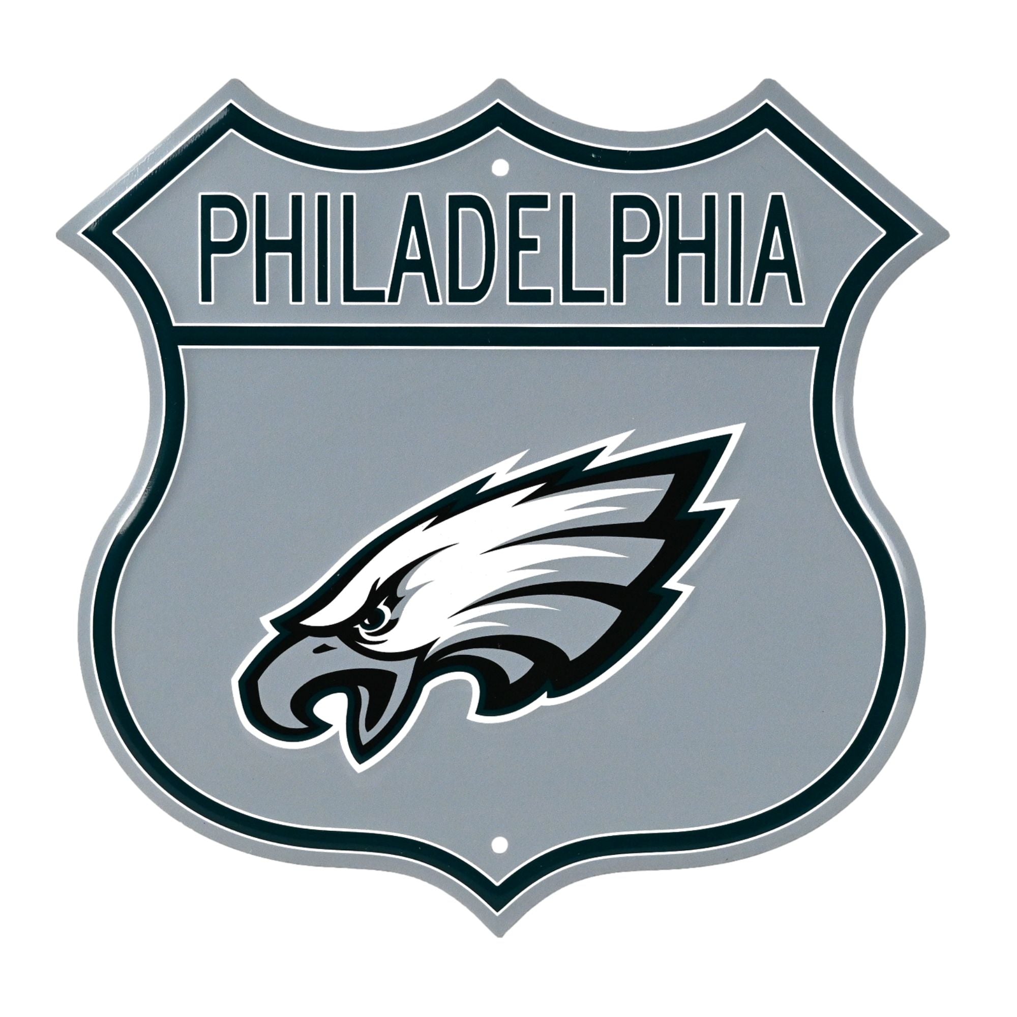 Philadelphia Eagles Embossed Steel Route Sign