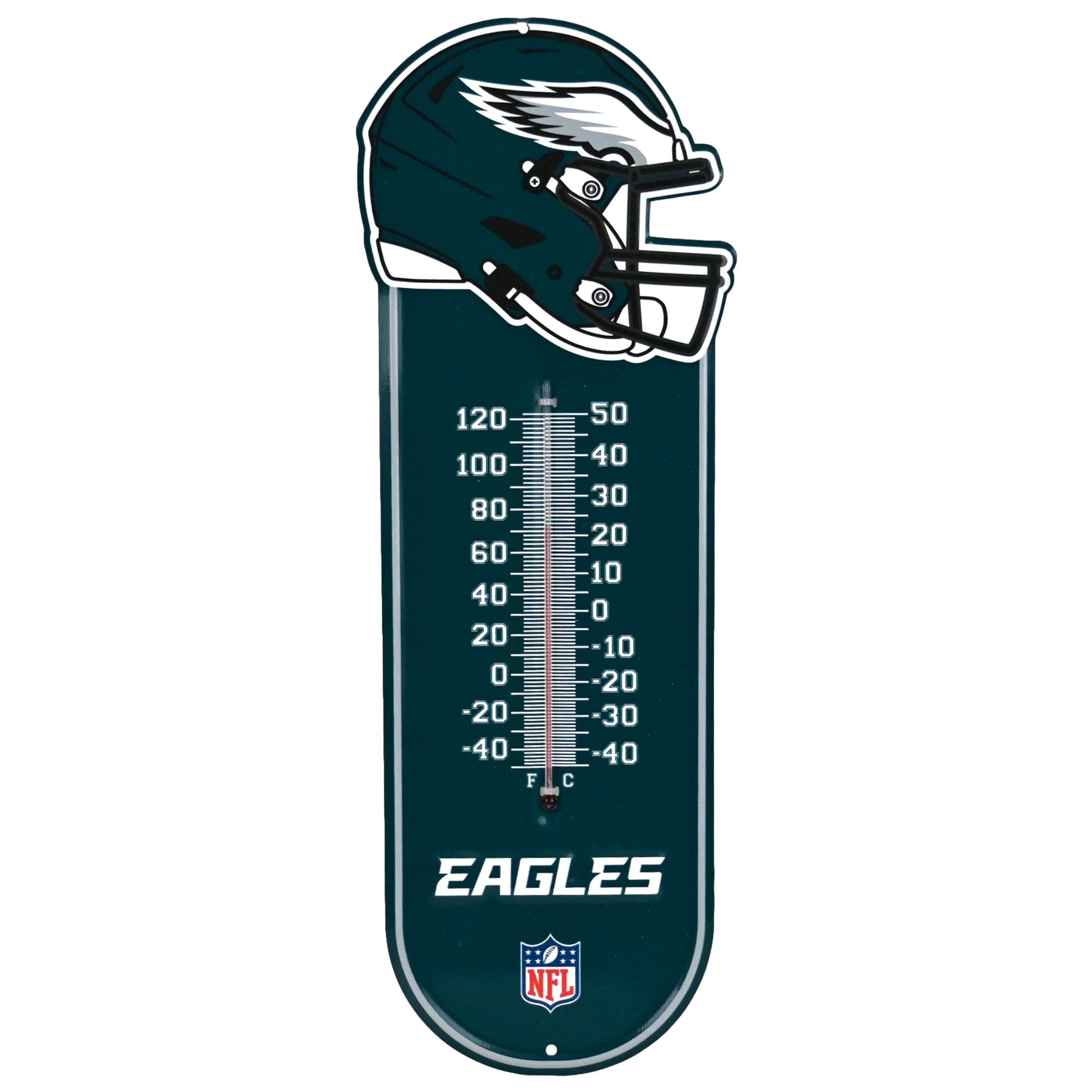 Philadelphia Eagles - Embossed Steel Thermometer