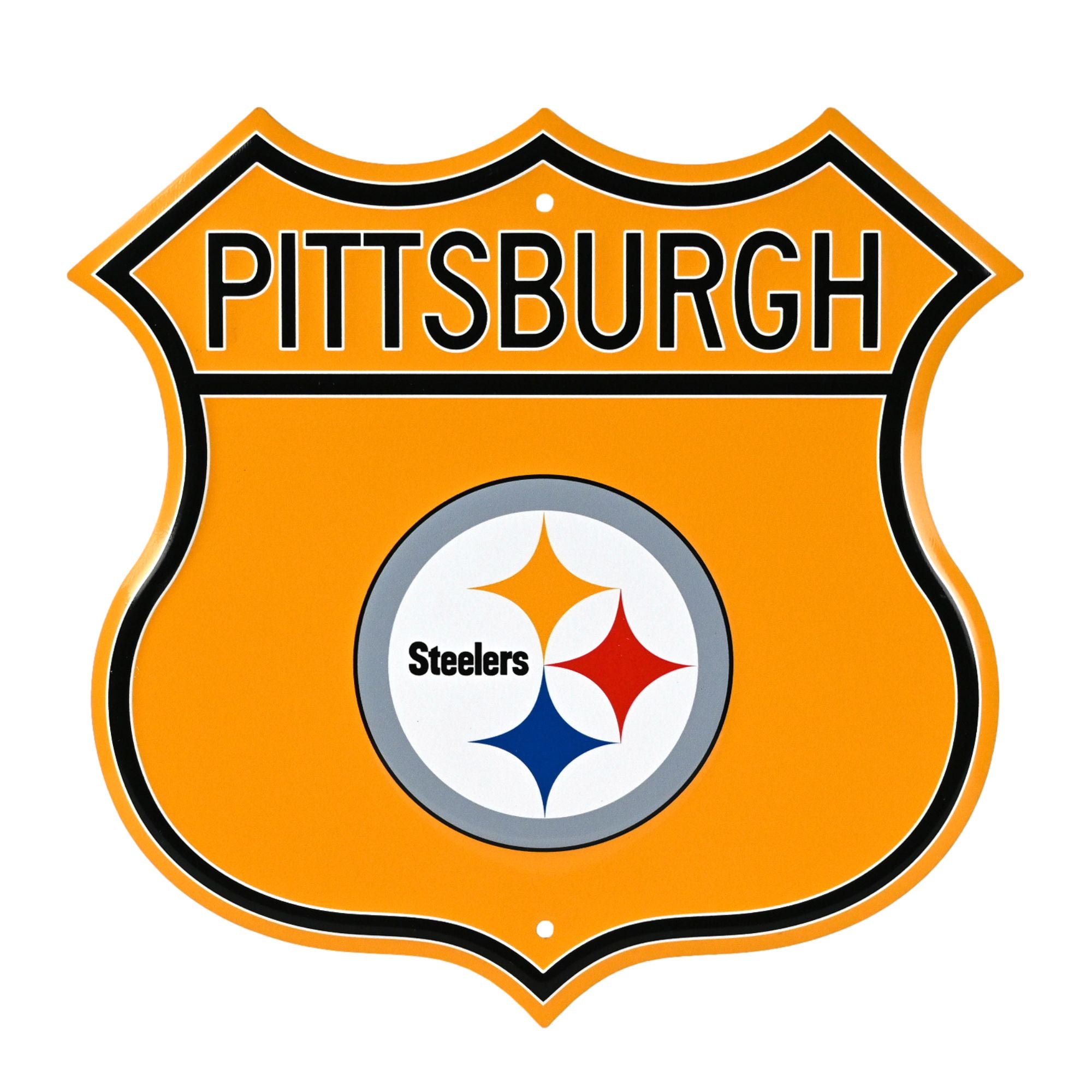 Pittsburgh Steelers Embossed Steel Route Sign