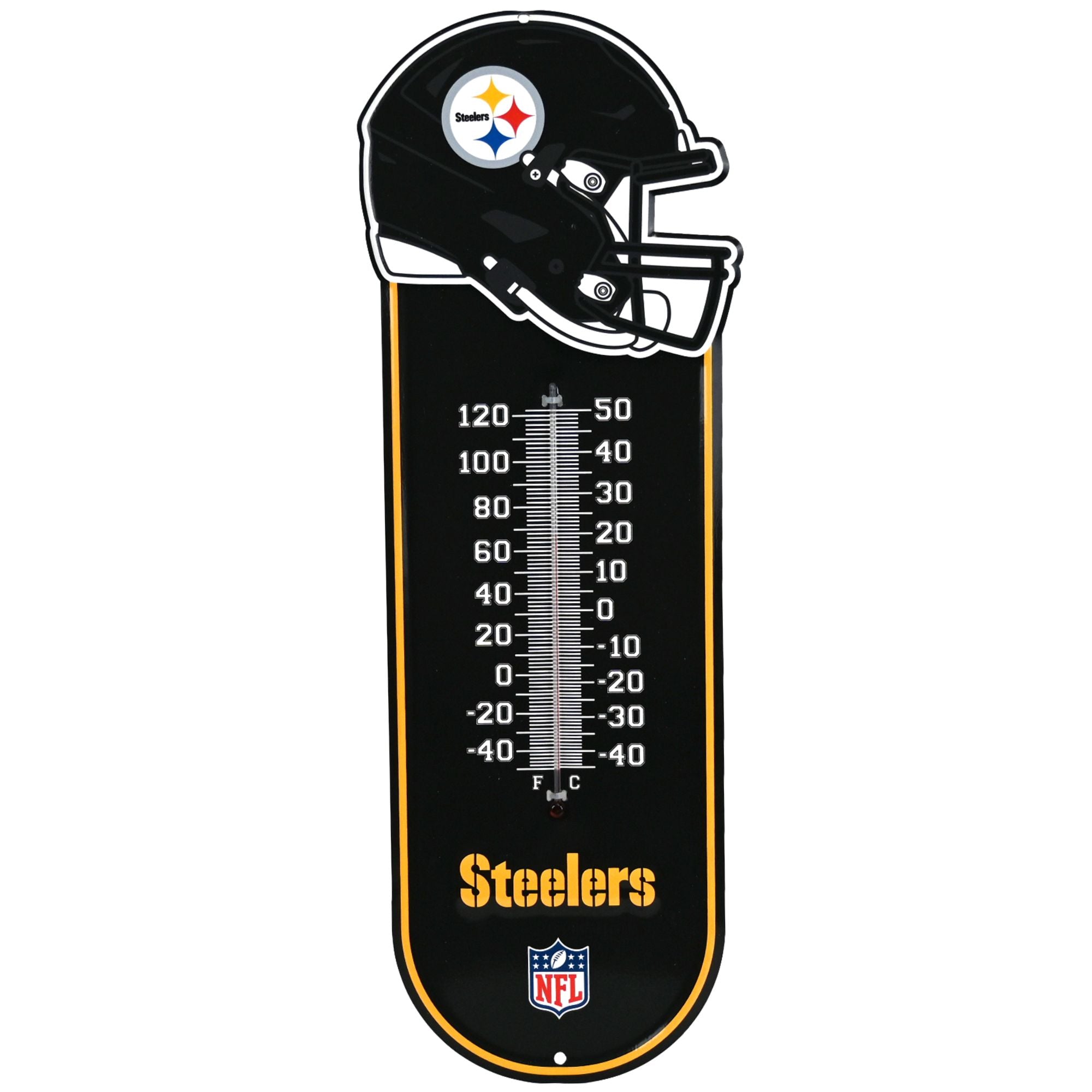 Pittsburgh Steelers - Embossed Steel Thermometer