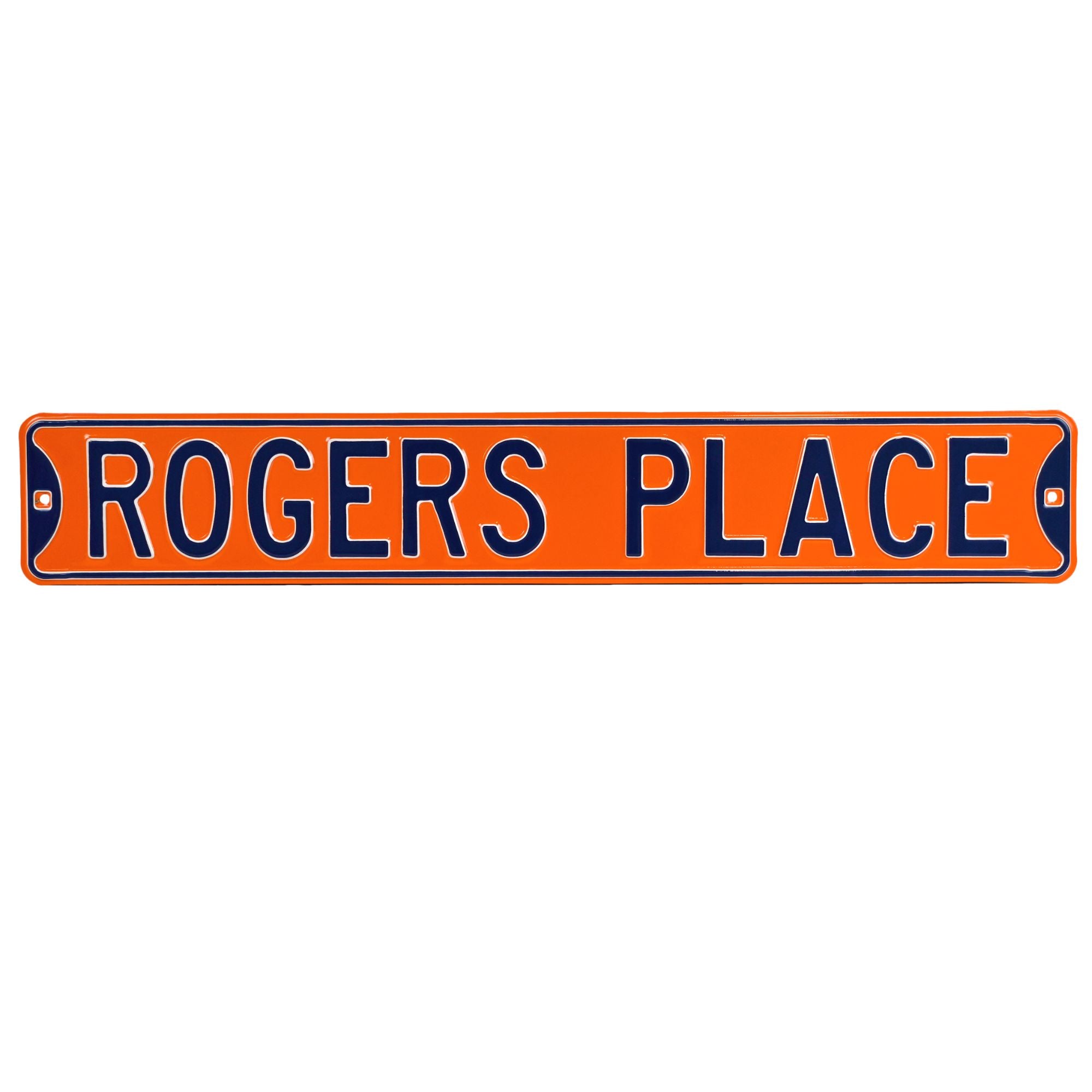 Edmonton Oilers - ROGERS PLACE - Embossed Steel Street Sign