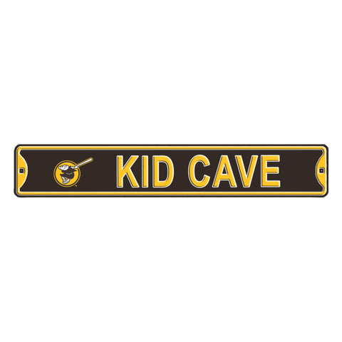 San Diego Padres - KID CAVE -Steel Embossed MLB Mini Street Sign