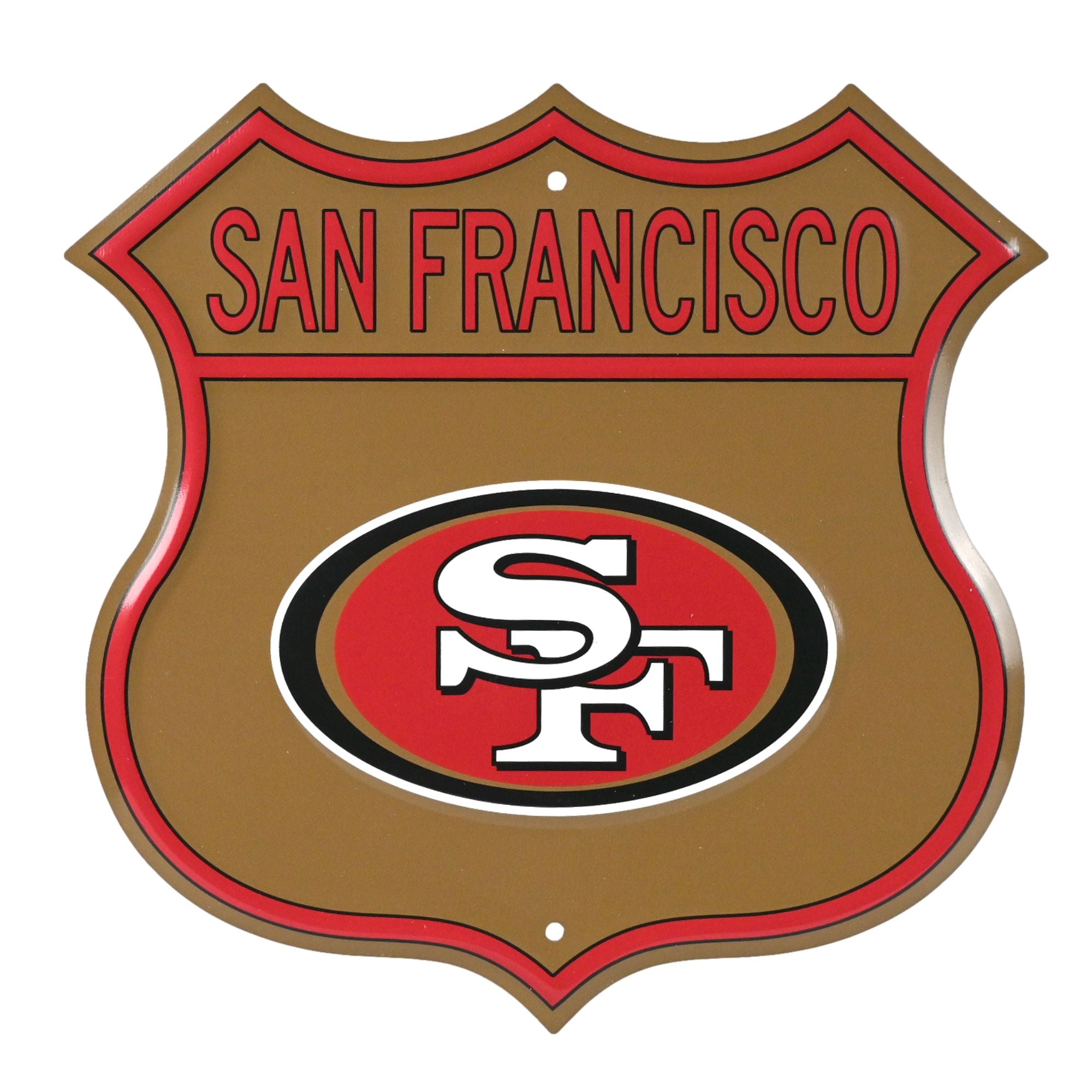 San Francisco 49ers Embossed Steel Route Sign
