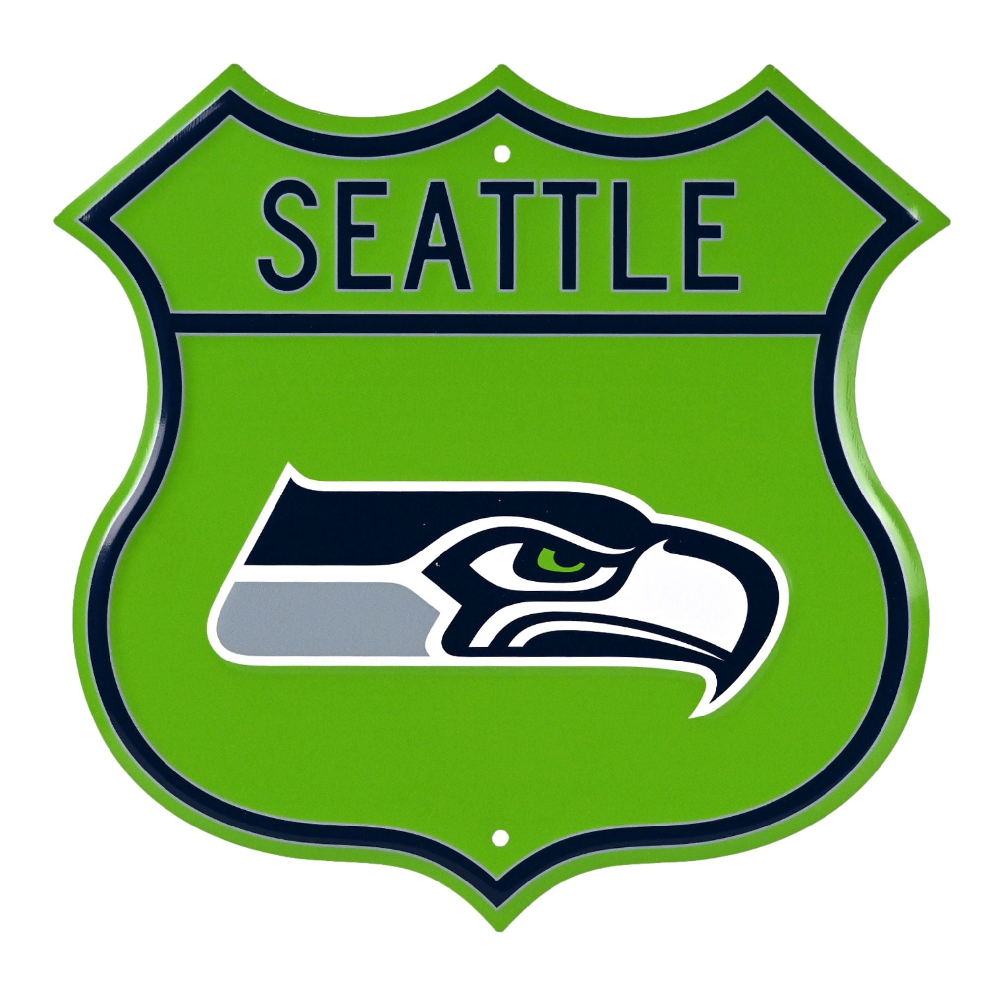 Seattle Seahawks Embossed Steel Route Sign