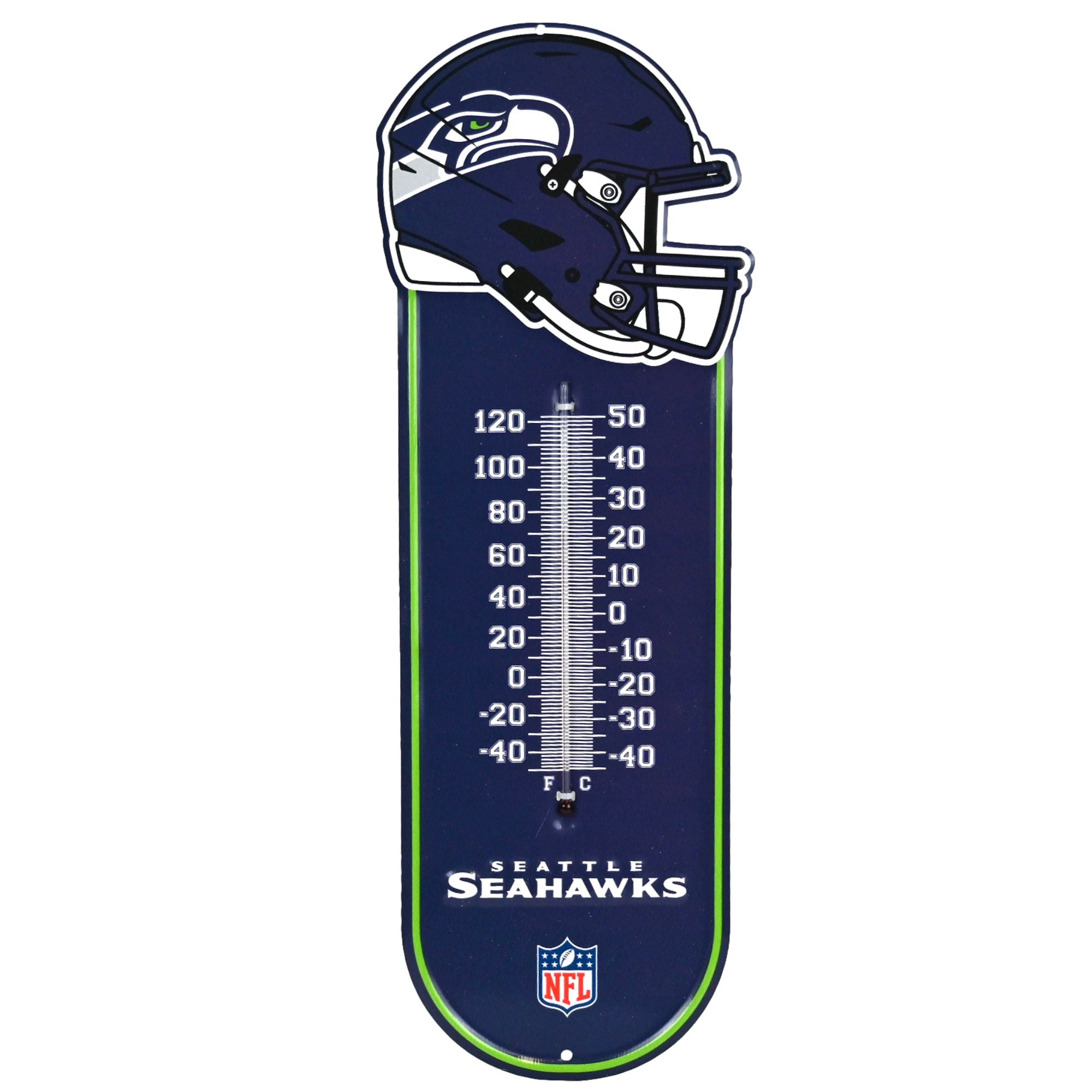 Seattle Seahawks - Embossed Steel Thermometer