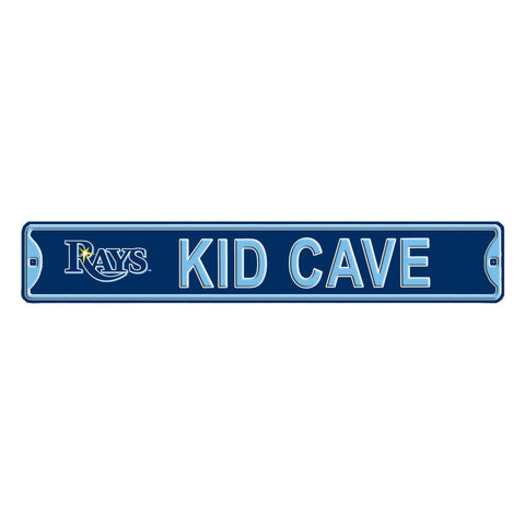 Tampa Bay Rays - KID CAVE -Steel Embossed MLB Mini Street Sign