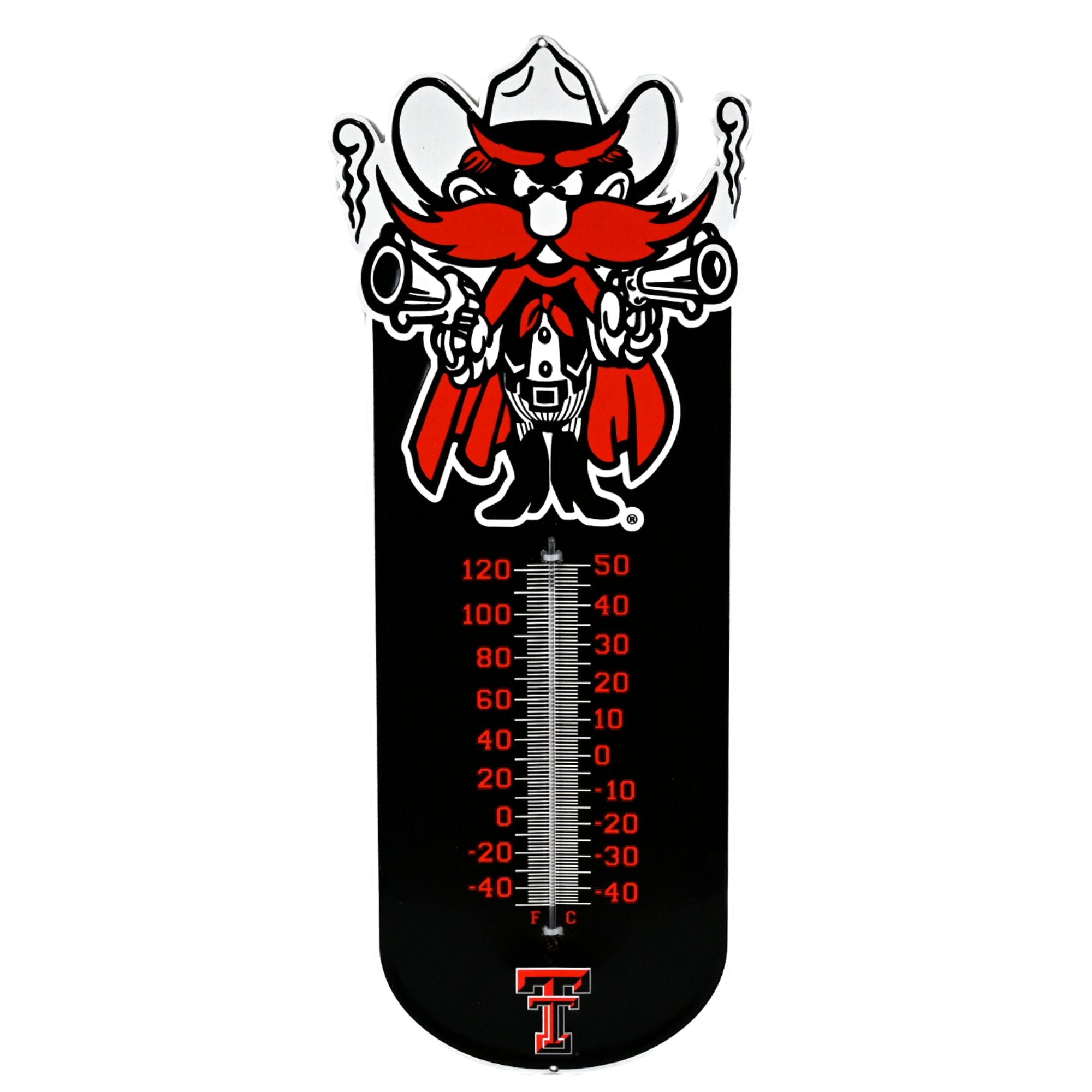 Texas Tech Red Raiders - Embossed Steel Thermometer