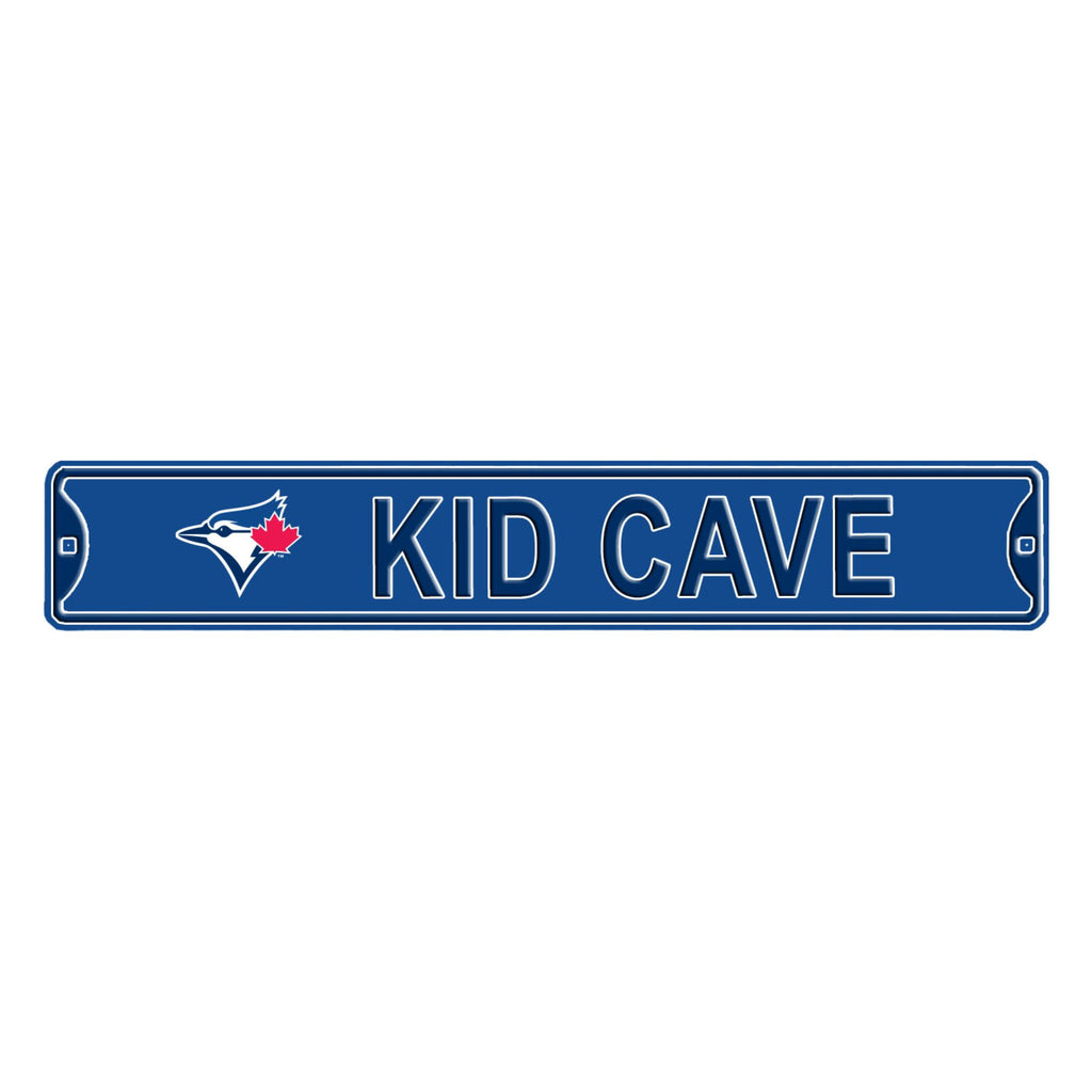 Toronto Blue Jays - KID CAVE -Steel Embossed MLB Mini Street Sign