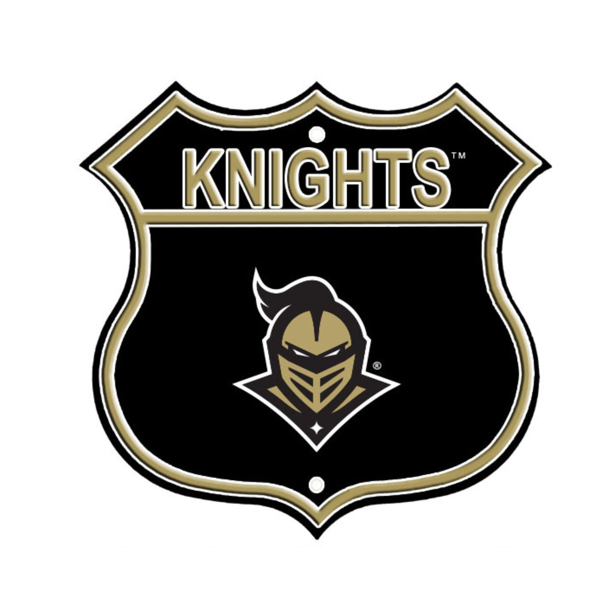 UCF Knights Embossed Steel Route Sign – authenticstreetsigns