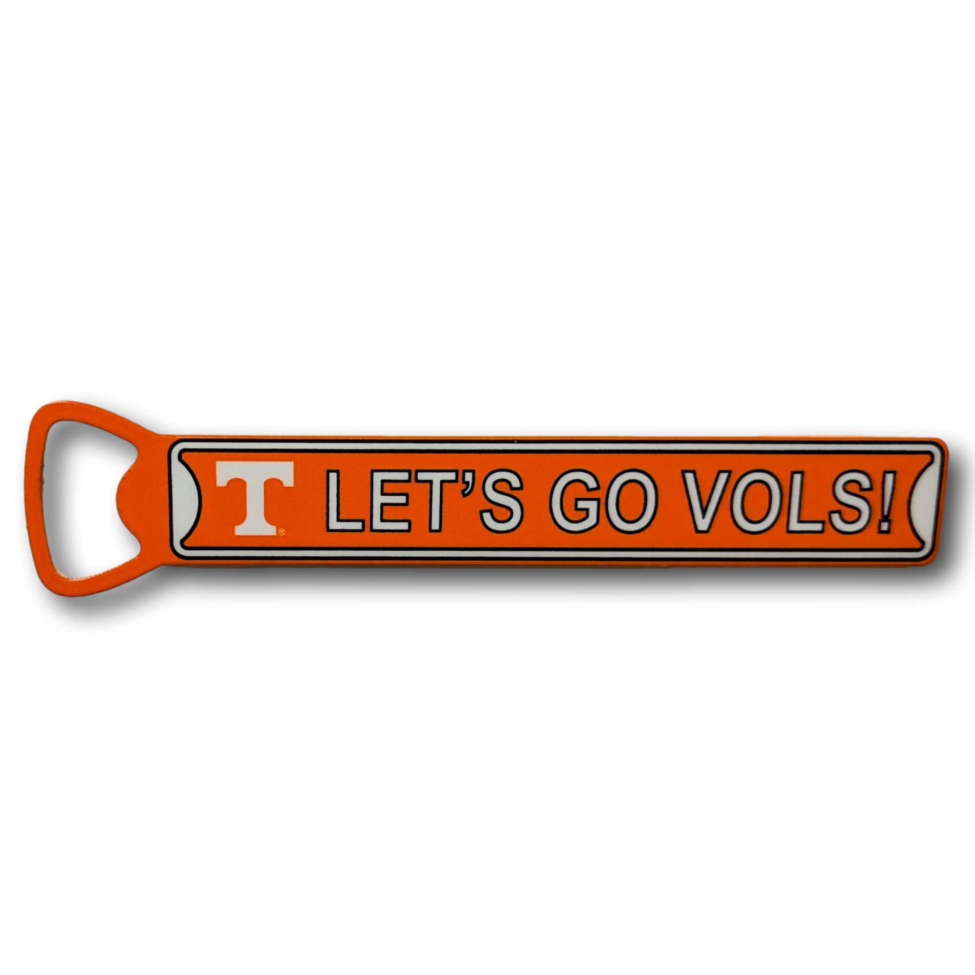 Tennessee Vols - LET'S GO VOLS - Steel Bottle Opener