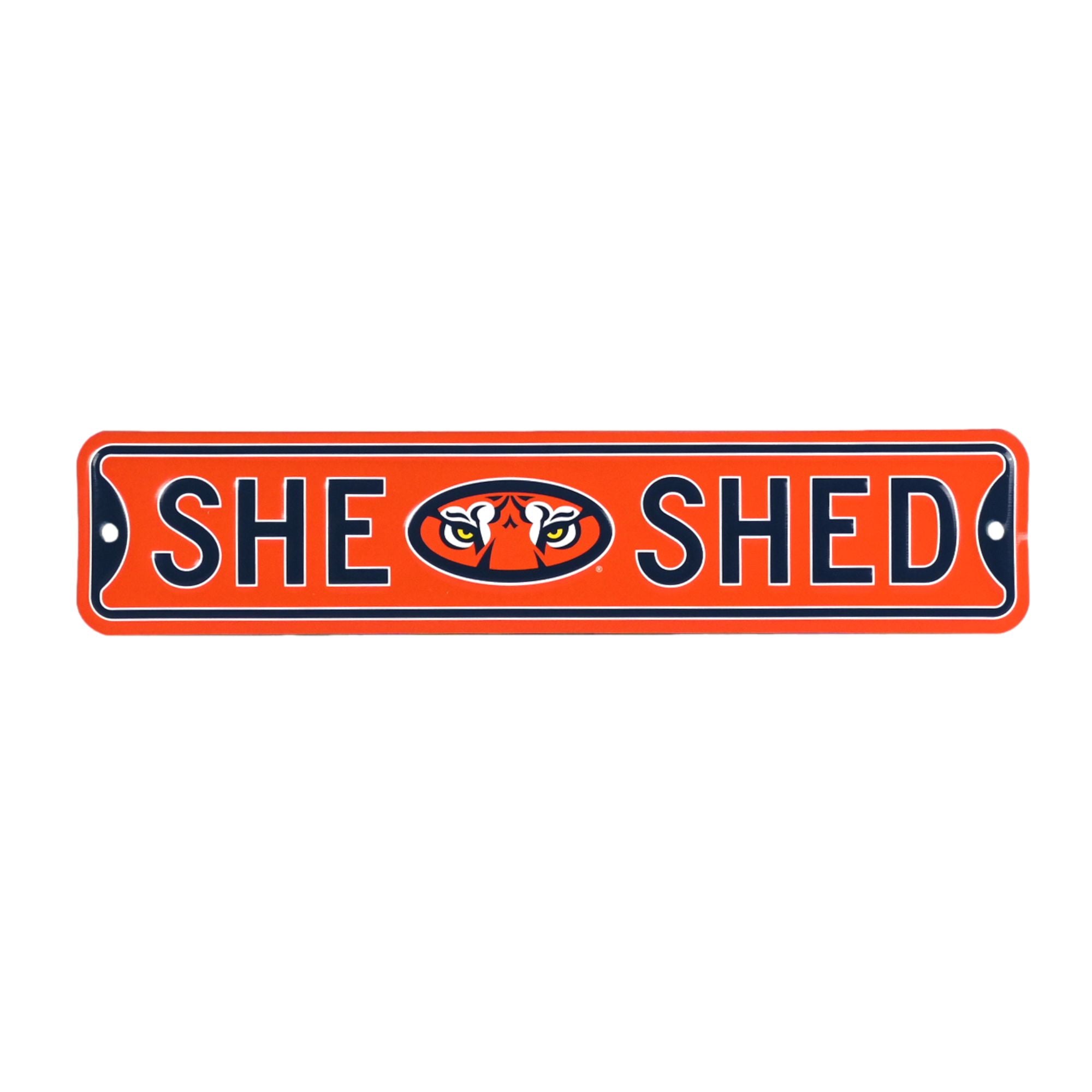 Auburn Tigers - SHE SHED - Steel Street Sign