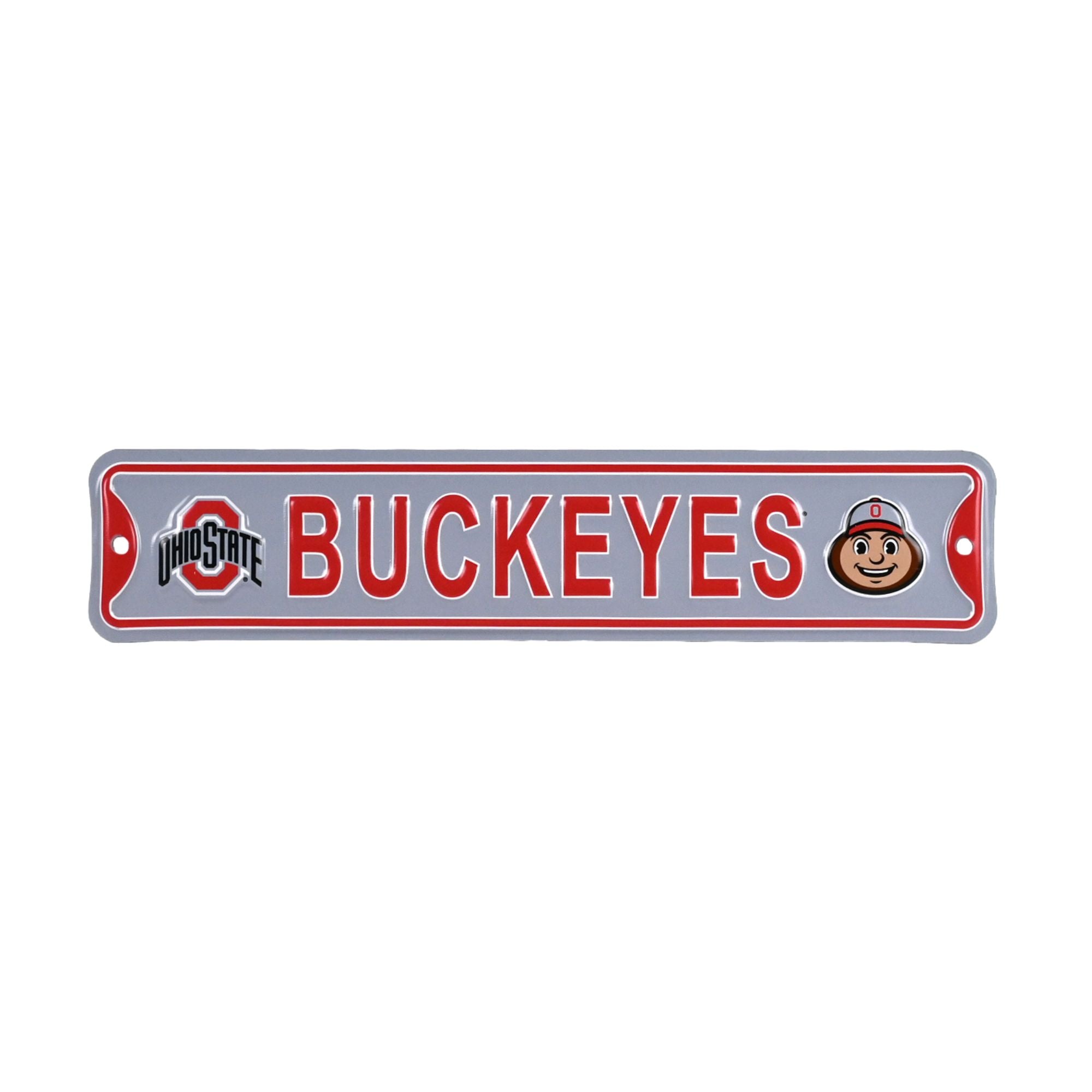 Ohio State Buckeyes - Steel Embossed NCAA Mini Street Sign