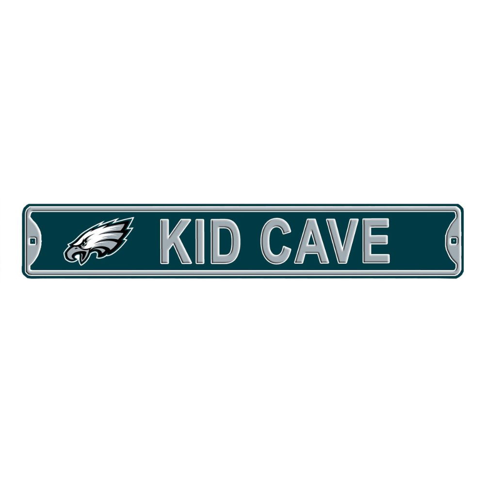 Philadelphia Eagles - KID CAVE -Steel Embossed NFL Mini Street Sign