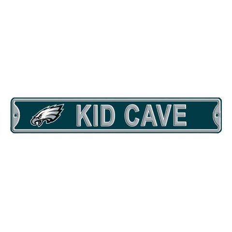 Philadelphia Eagles - KID CAVE -Steel Embossed NFL Mini Street Sign