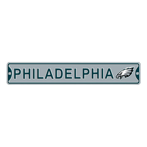 Philadelphia Eagles - CITY LOGO - Steel Embossed NFL Mini Street Signs