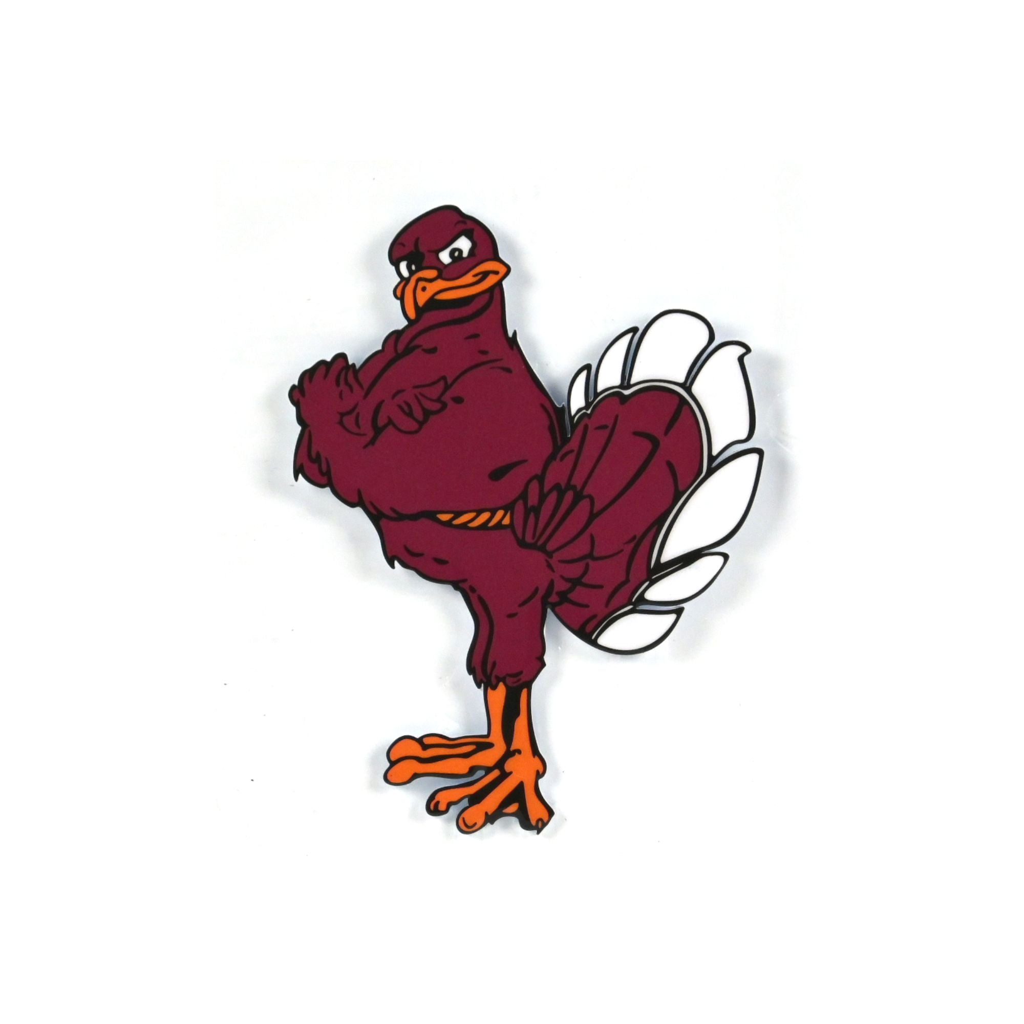 Virginia Tech Hokies - Hokie Bird Steel Super Magnet