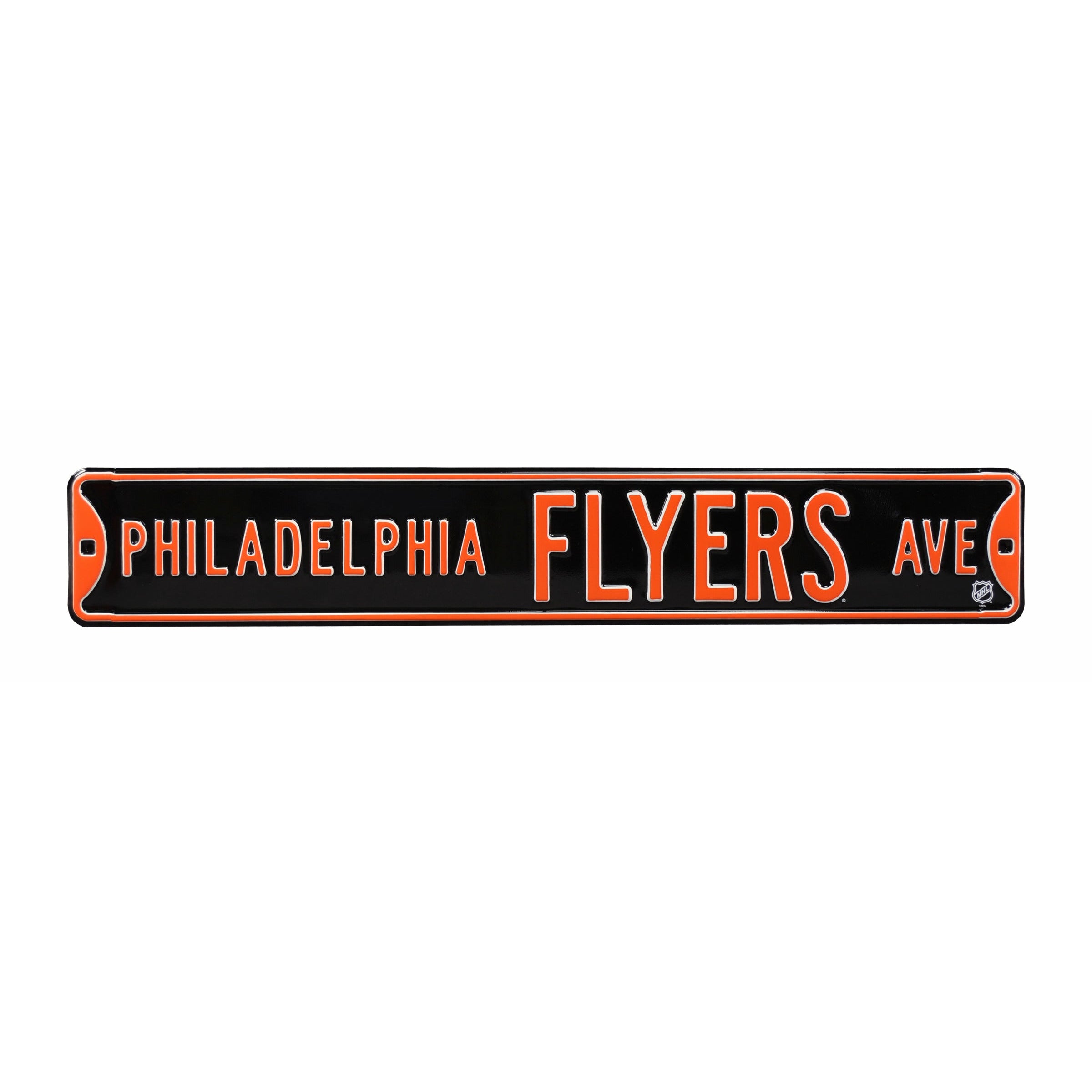 Philadelphia Flyers - PHILADELPHIA FLYERS AVE - Embossed Steel Street Sign