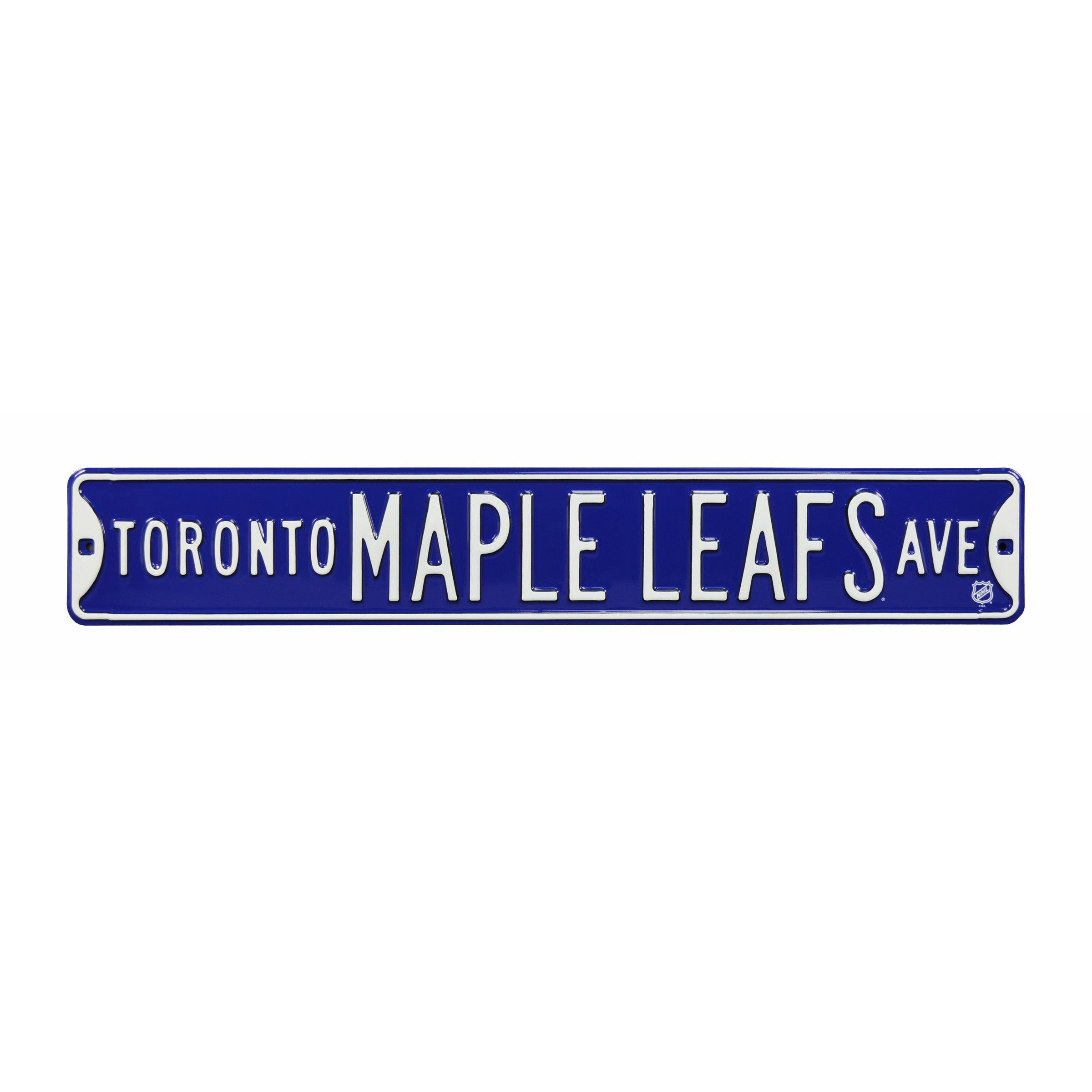 Toronto Maple Leafs - MAPLE LEAFS AVE - Embossed Steel Street Sign