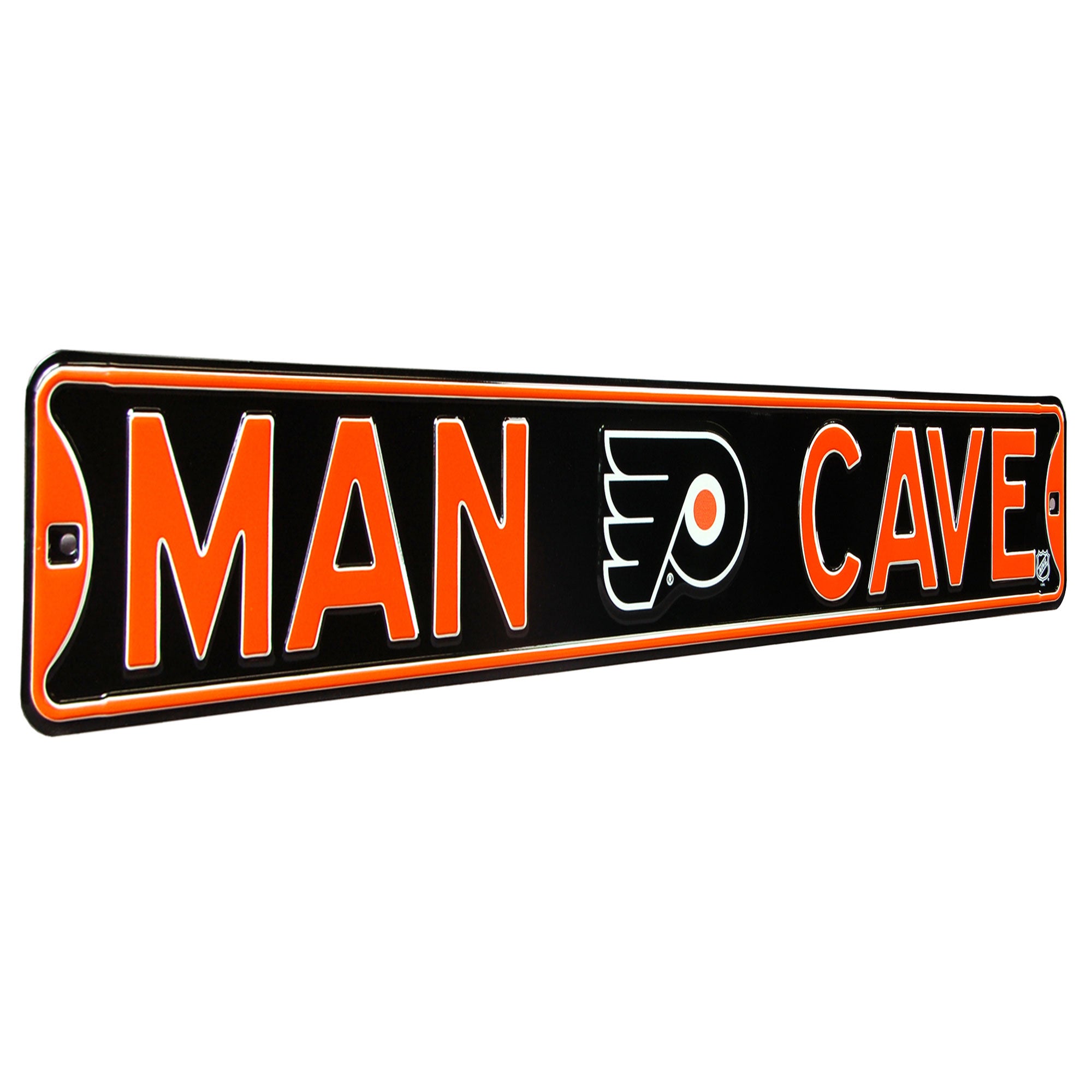 Philadelphia Flyers - MAN CAVE - Embossed Steel Street Sign