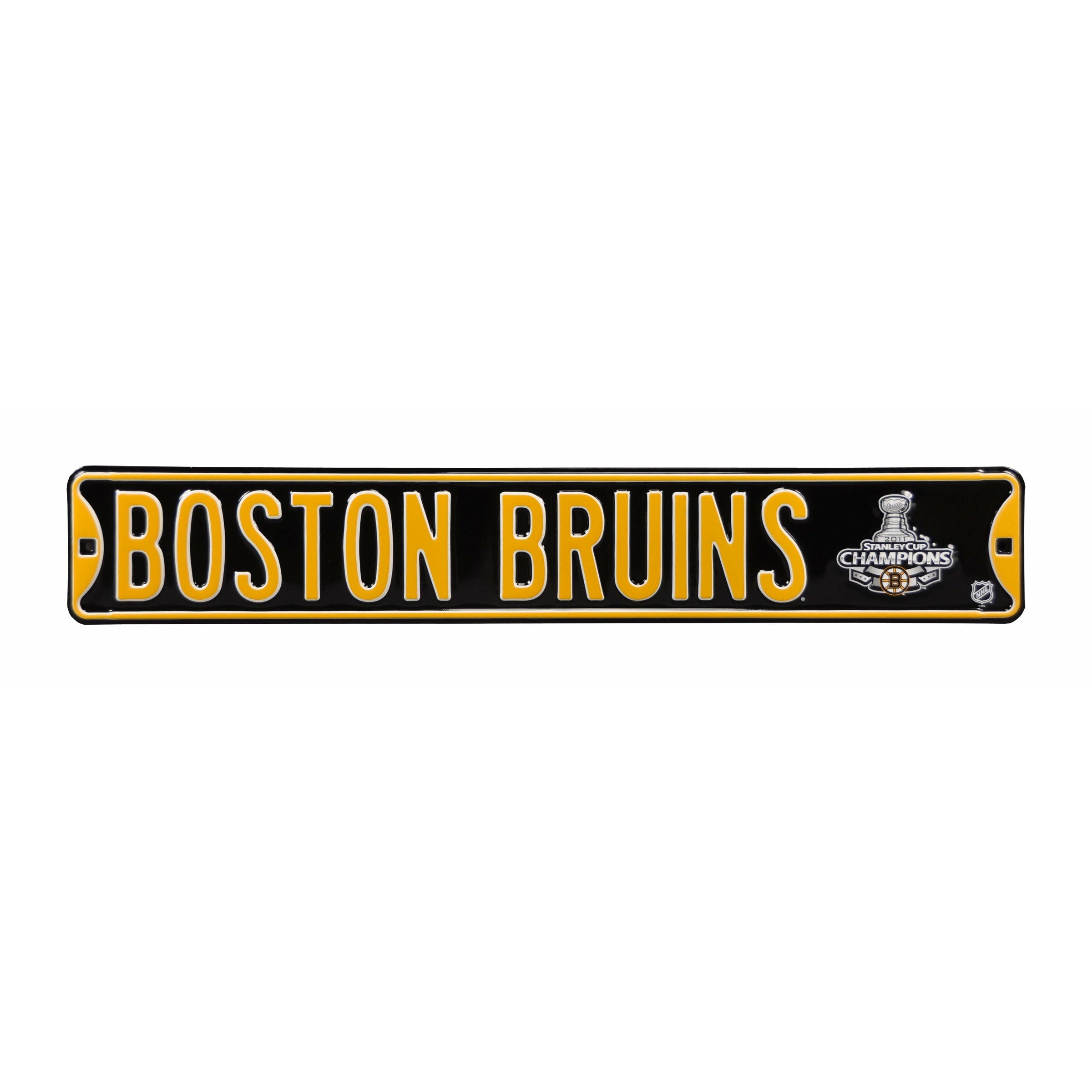 Boston Bruins - 2011 SC Champions - Embossed Steel Street Sign