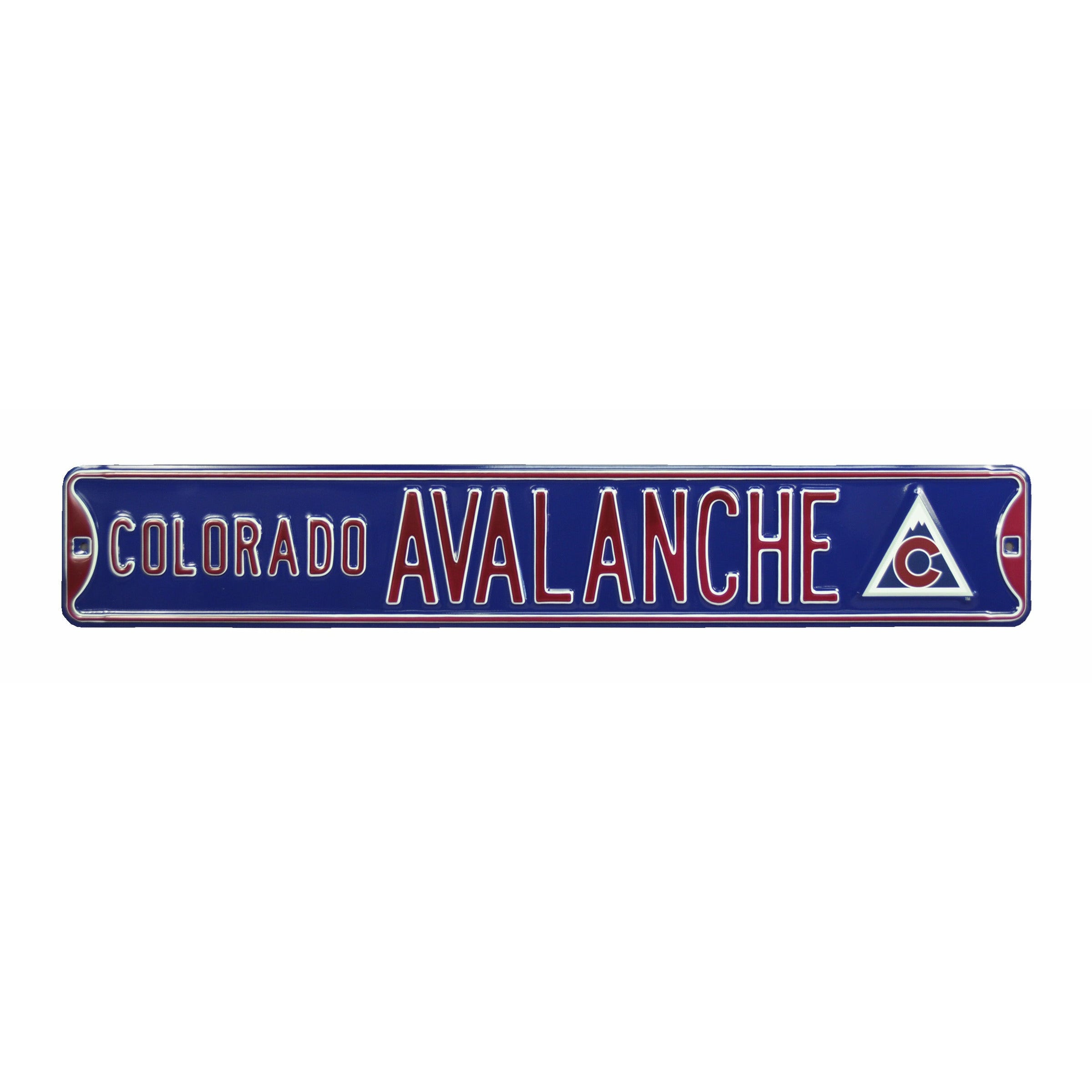 Colorado Avalanche - AVALANCHE - Embossed Steel Street Sign