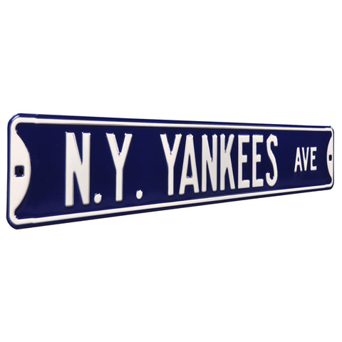 New York Yankees - NY YANKEES AVE - Embossed Steel Street Sign
