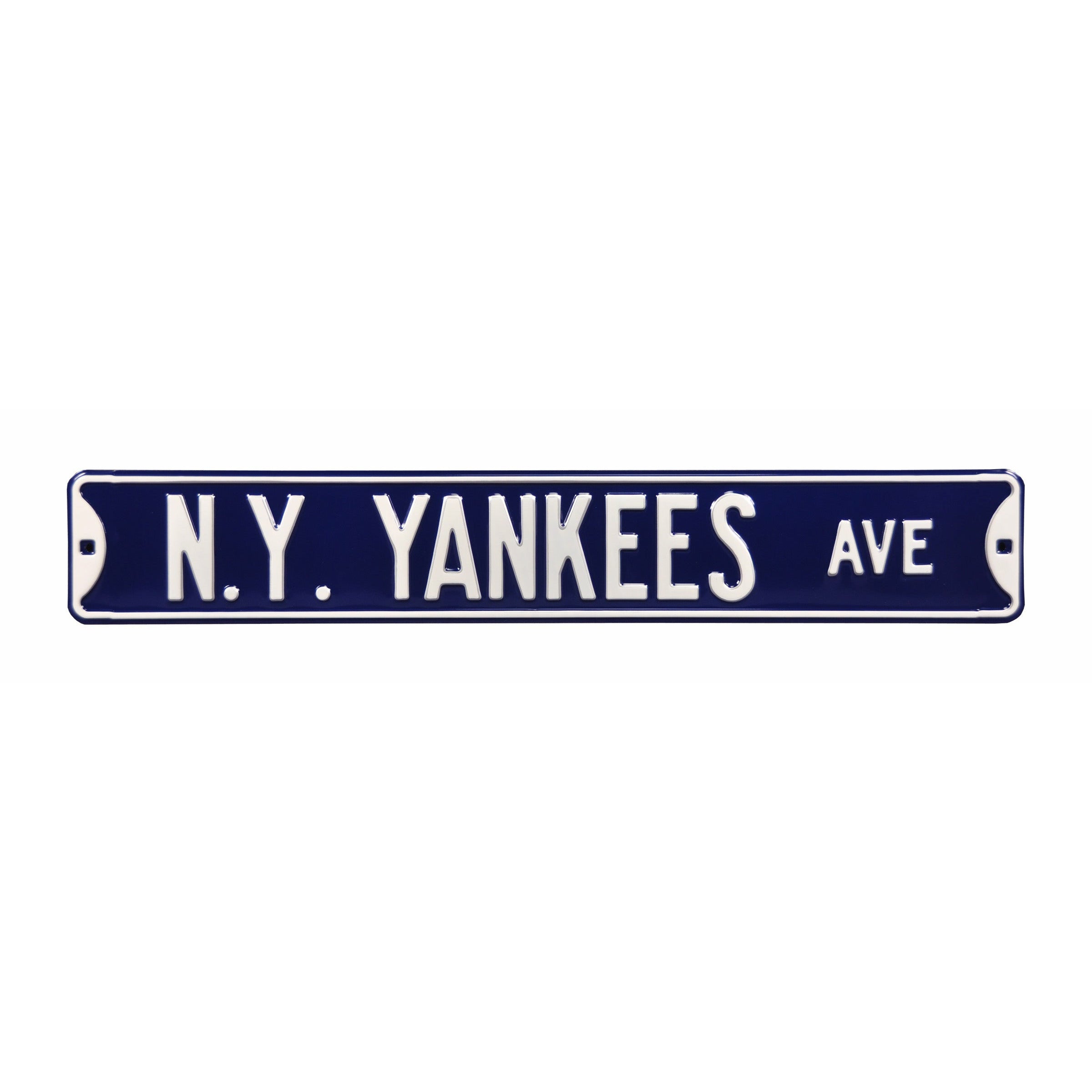 New York Yankees - NY YANKEES AVE - Embossed Steel Street Sign
