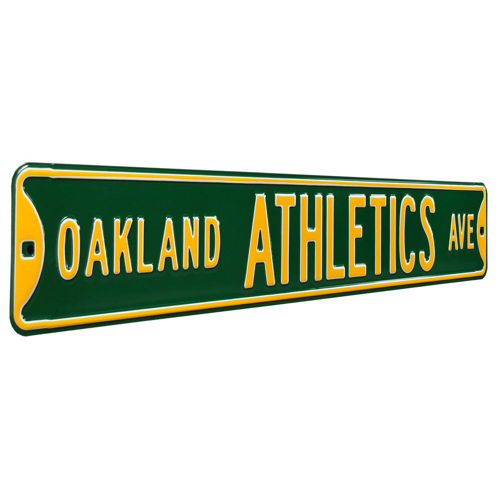 Oakland Athletics Man Cave Street Sign