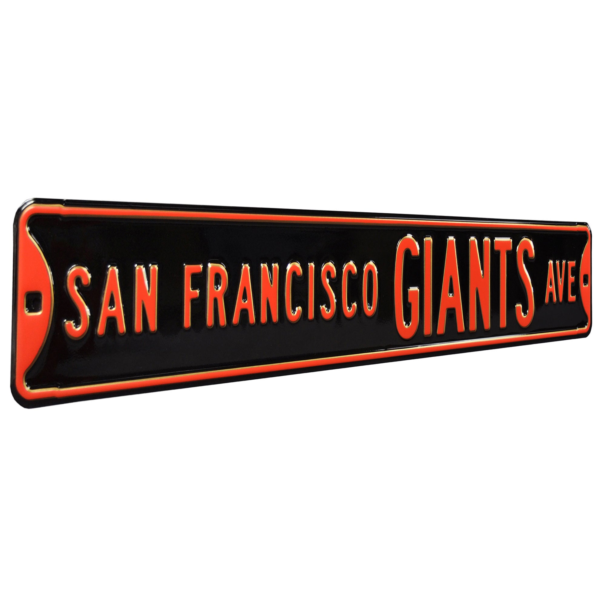 San Francisco Giants - GIANTS AVE - Embossed Steel Street Sign