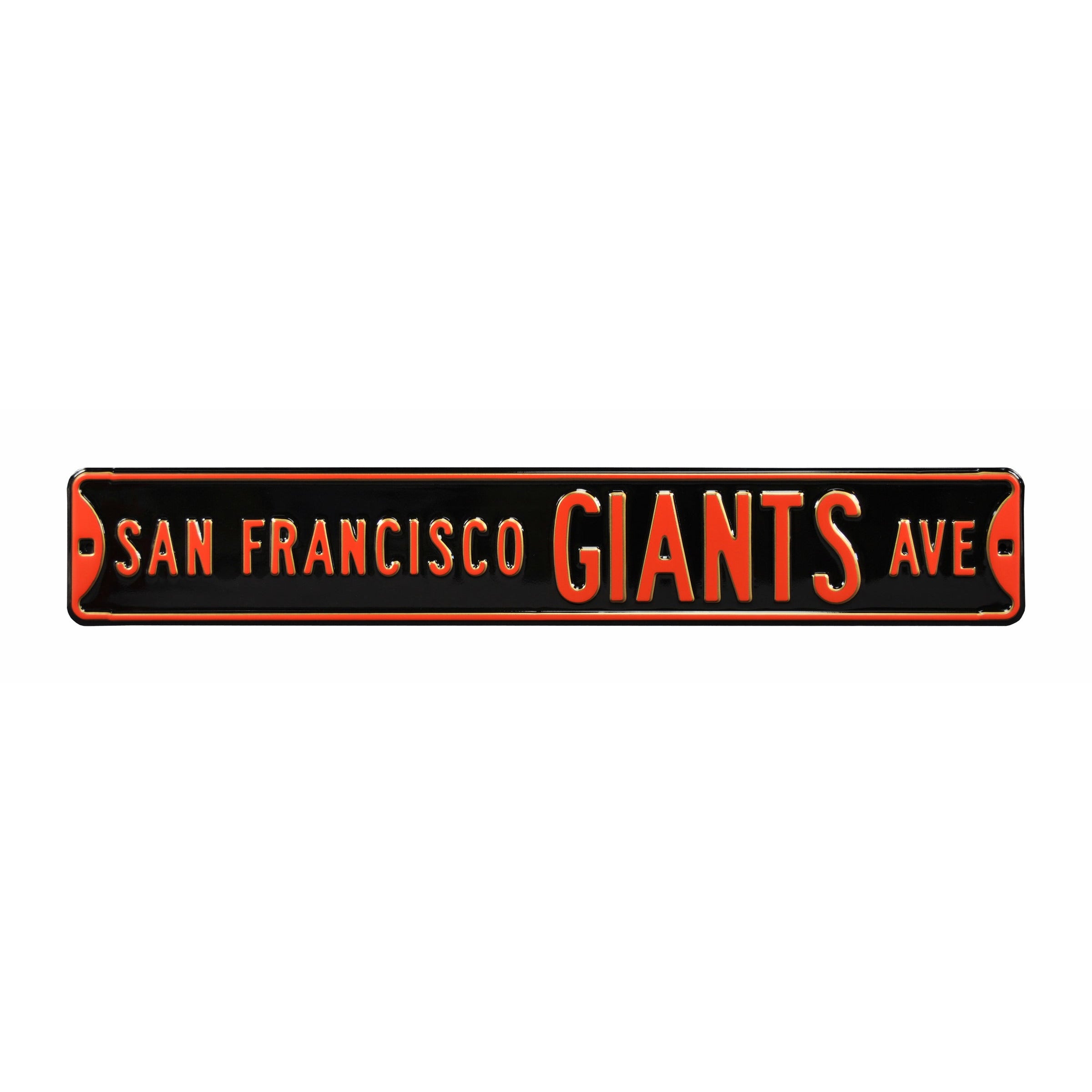 San Francisco Giants - GIANTS AVE - Embossed Steel Street Sign
