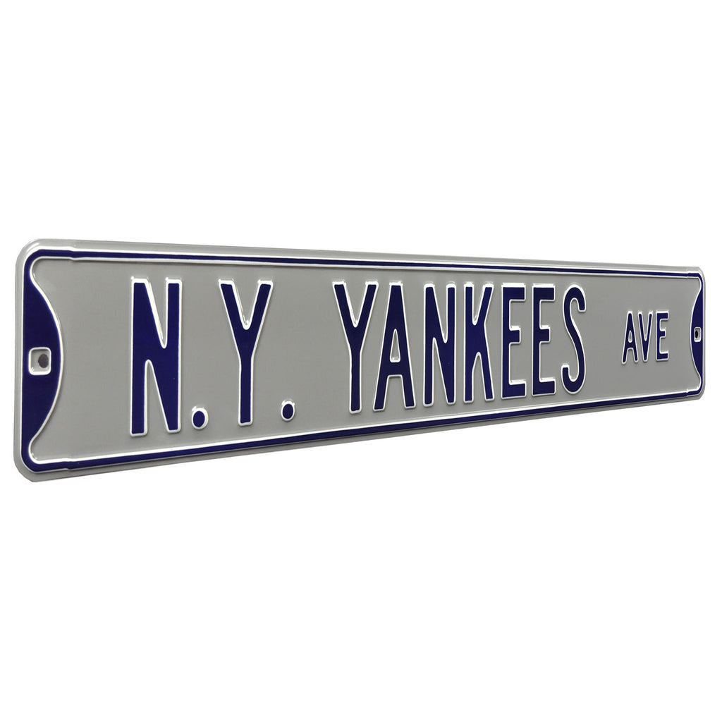 New York Yankees - MAN CAVE - Embossed Steel Street Sign