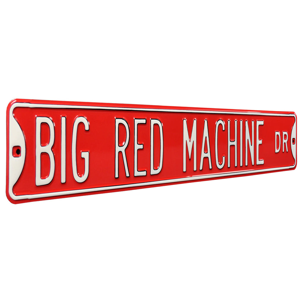 Cincinnati Reds - BIG RED MACHINE - Embossed Steel Street Sign