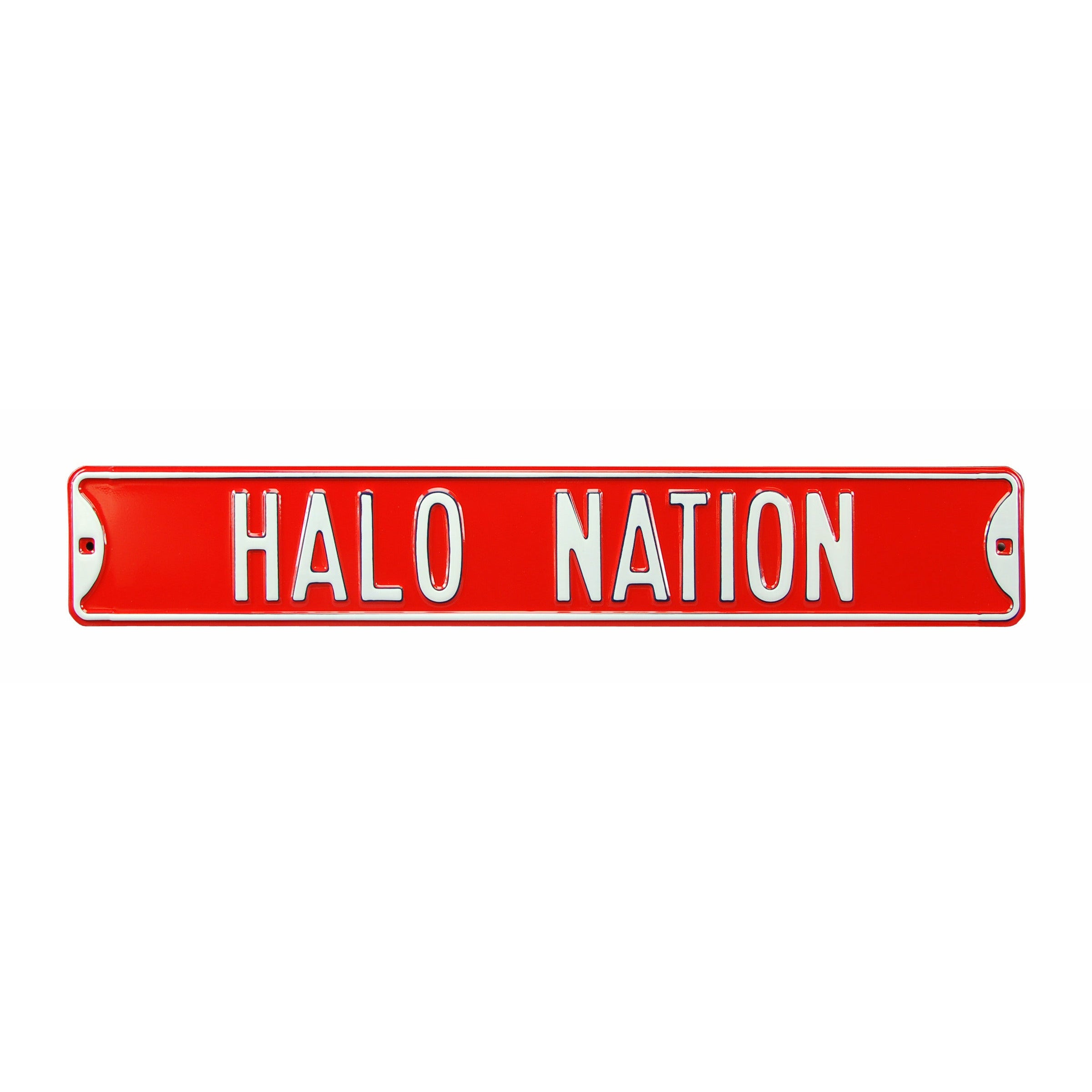 Los Angeles Angels - HALO NATION - Embossed Steel Street Sign
