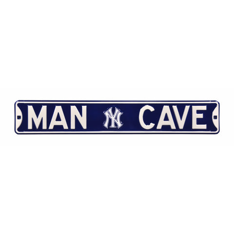 New York Yankees - MAN CAVE - Embossed Steel Street Sign