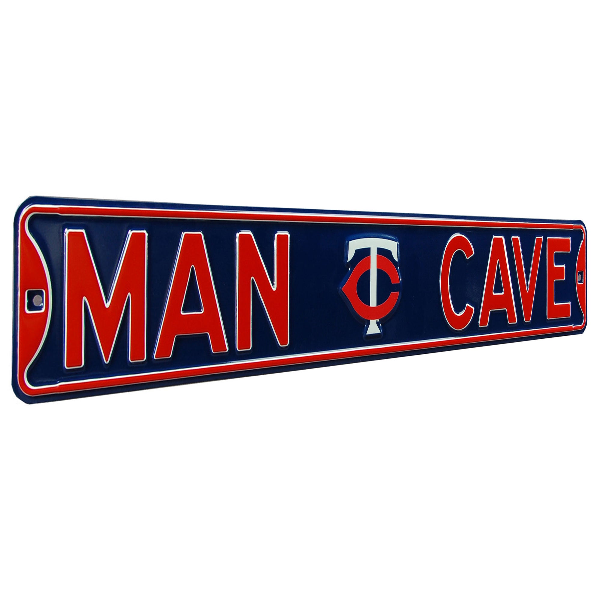 Minnesota Twins - MAN CAVE - Embossed Steel Street Sign