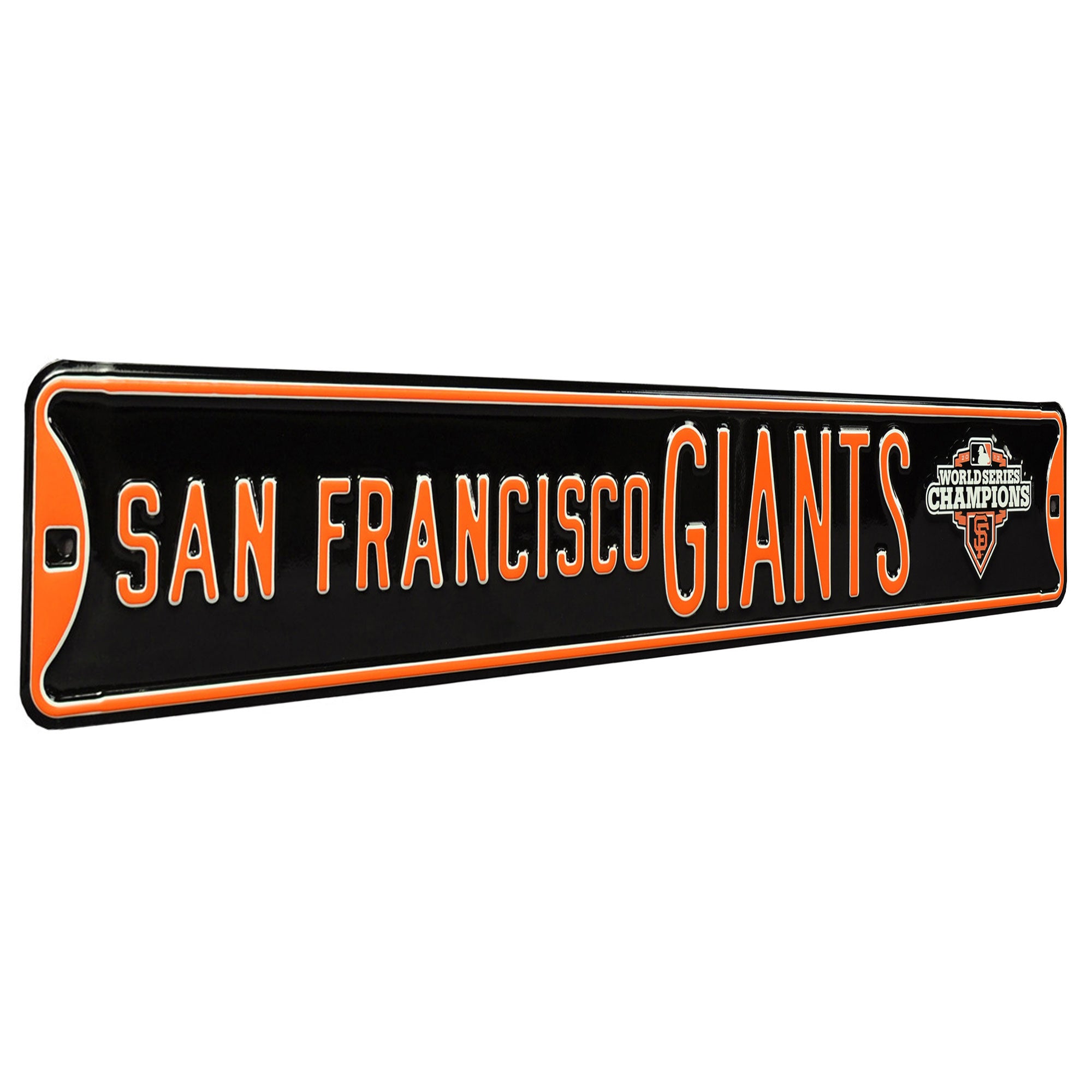 San Francisco Giants - WORLD SERIES CHAMPS - Embossed Steel Street Sign