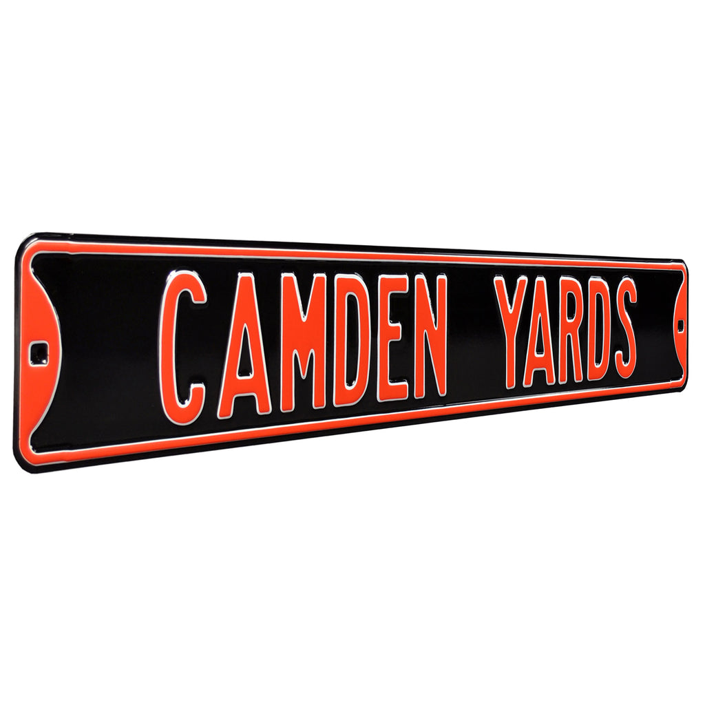 Baltimore Orioles - CAMDEN YARDS - Embossed Steel Street Sign